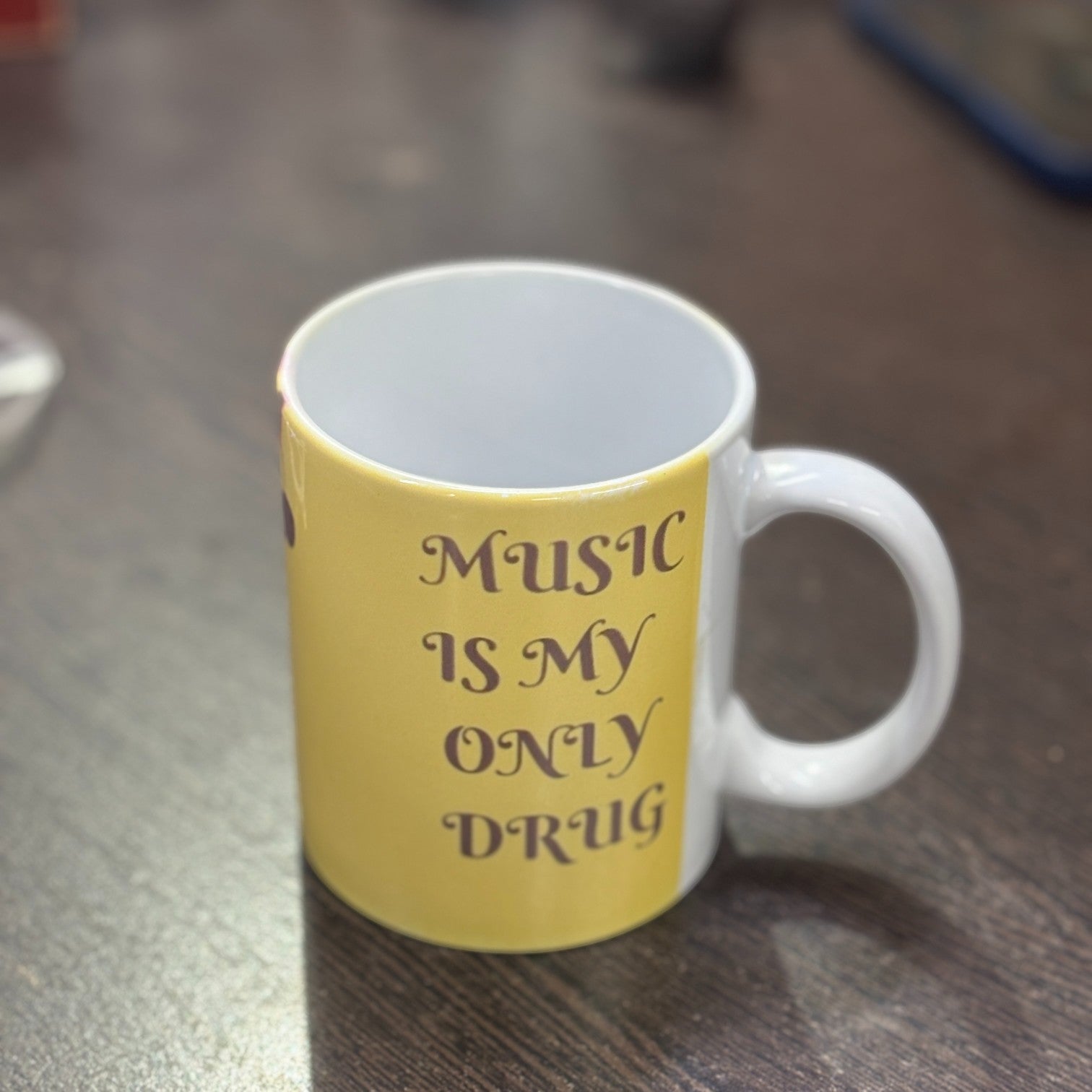 Ceramic Coffee Mug | Music Design | Premium Handcrafted Mug for Tea, Coffee & Milk | Stylish & Durable Ceramic Cup for Office, Home & Gifting - 350ml - Apkamart