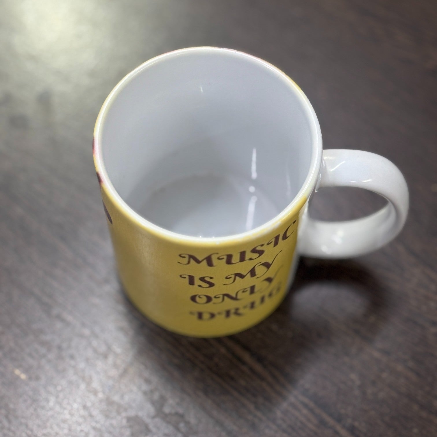 Ceramic Coffee Mug |Music Design | Premium Handcrafted Mug for Tea, Coffee & Milk | Stylish & Durable Ceramic Cup for Office, Home & Gifting - 350ml - Apkamart