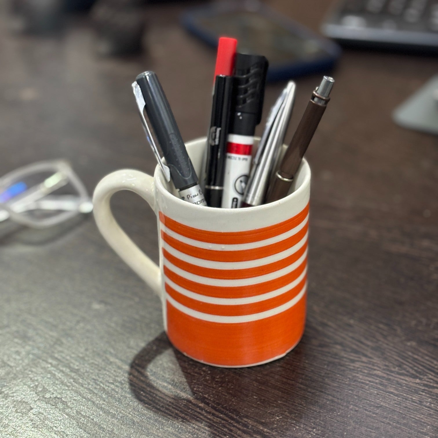 Ceramic Coffee Mug | Premium Handcrafted Mug for Tea, Coffee & Milk | Stylish & Durable Ceramic Cup for Office, Home & Gifting - 350ml - Apkamart