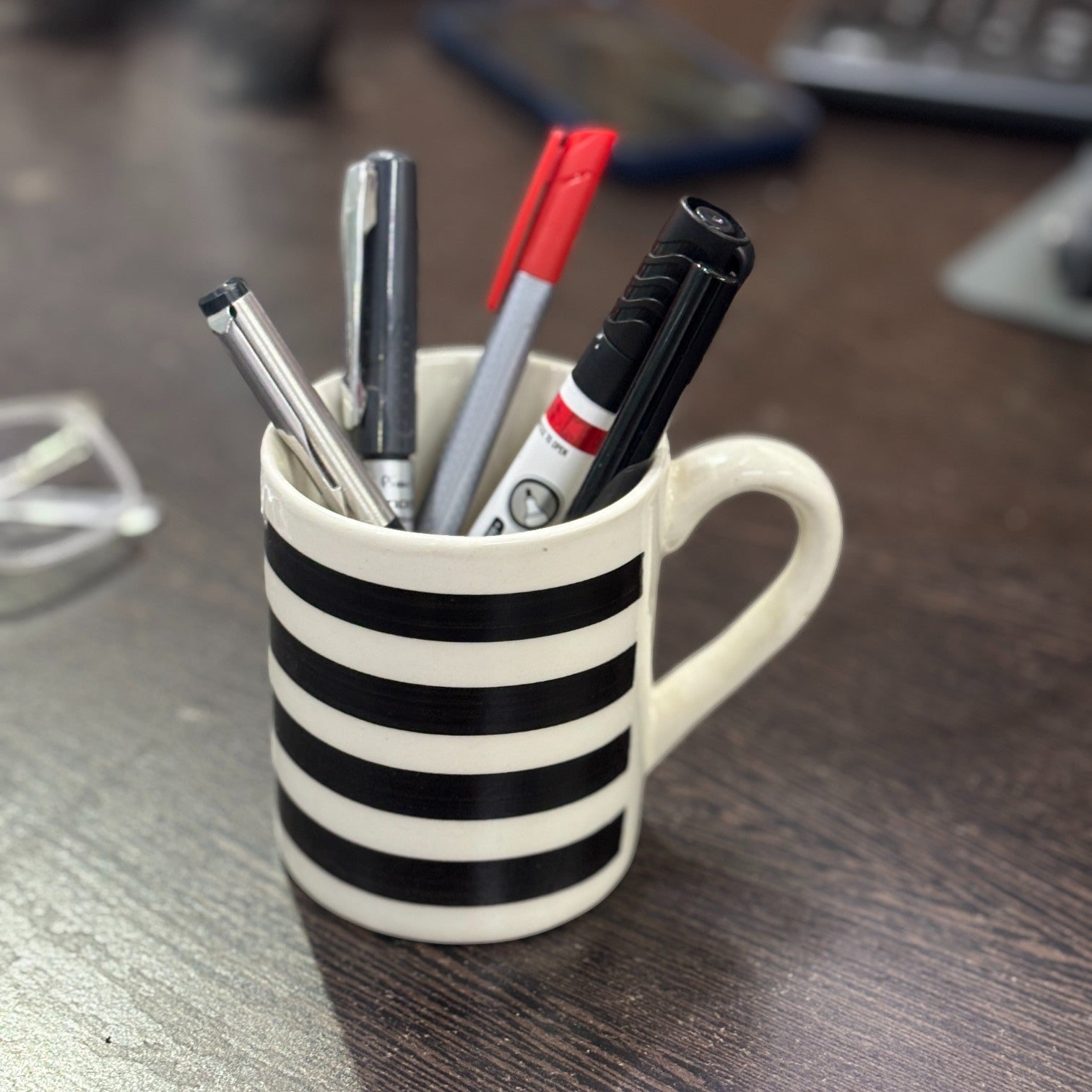 Ceramic Coffee Mug | Premium Handcrafted Mug for Tea, Coffee & Milk | Stylish & Durable Ceramic Cup for Office, Home & Gifting - 350ml - Apkamart