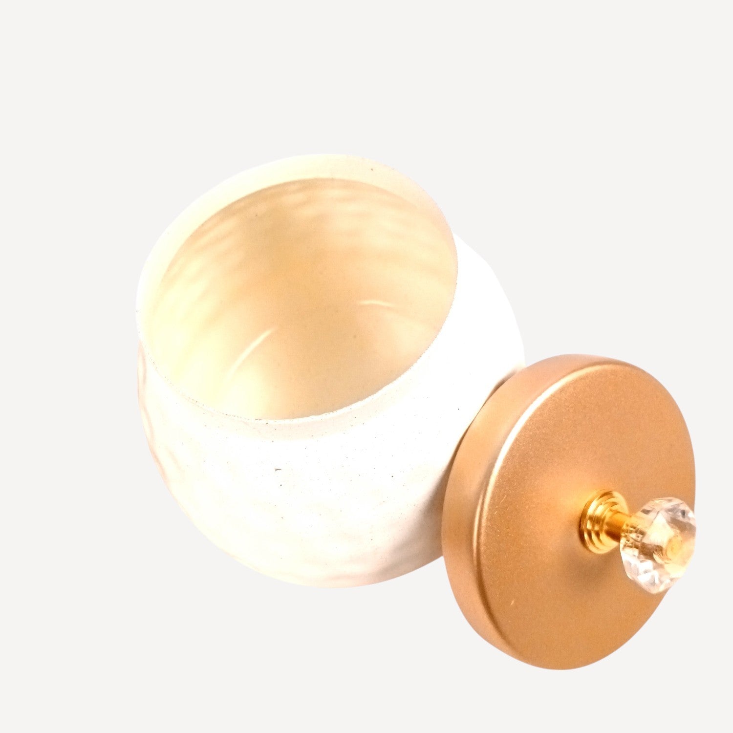 Serving Bowl with Metal Basket | Handicraft Bowl for Kitchen & Home Decor | Showpiece with Basket | Diwali Gift Item | Decorative Container for Dining & Gifting - 8 Inch - Apkamart