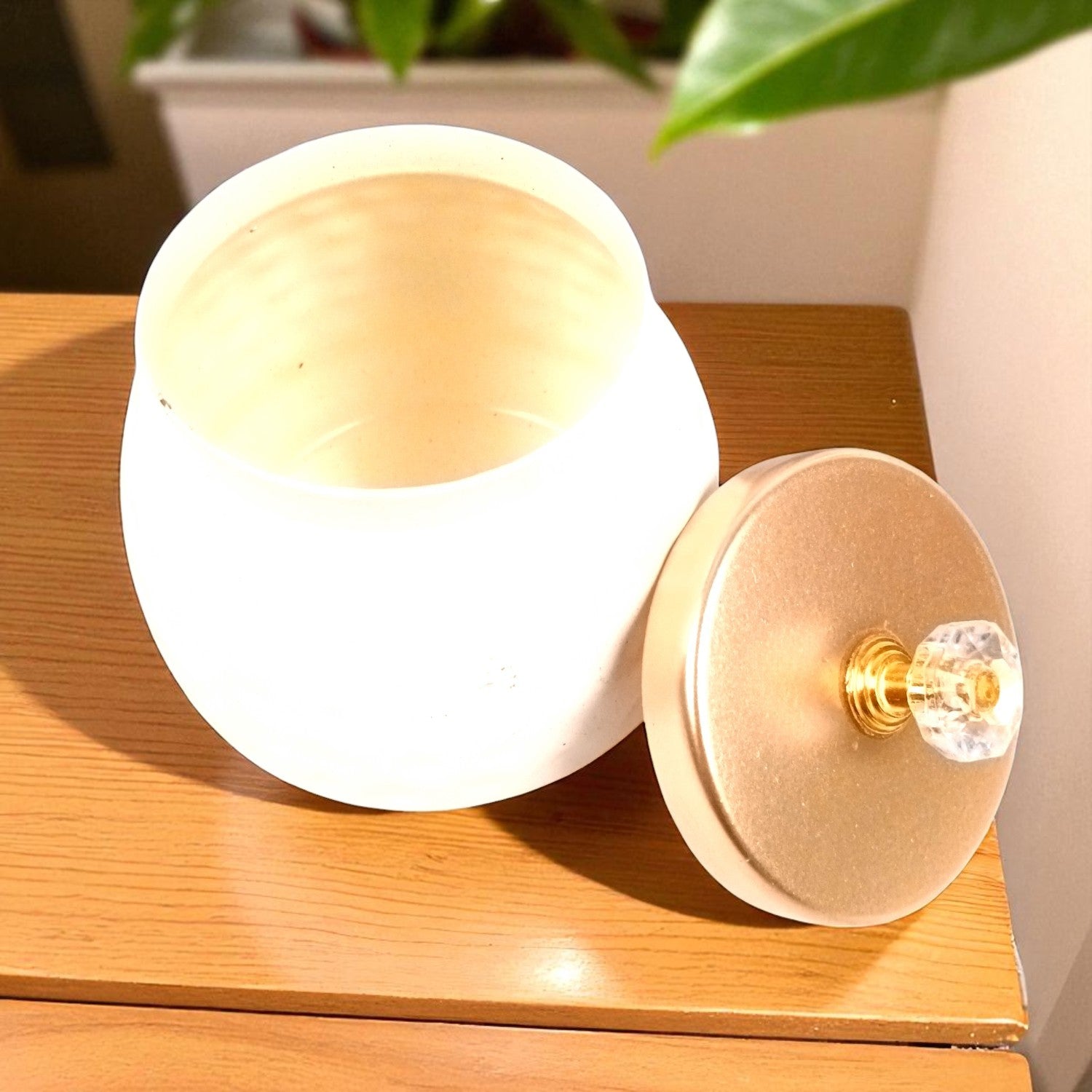 Serving Bowls with Basket | White Handicraft Containers for Kitchen & Home Decor | Premium Showpiece Bowl Set | Gift for Diwali, Housewarming & Dining Table - 9 Inch - Apkamart