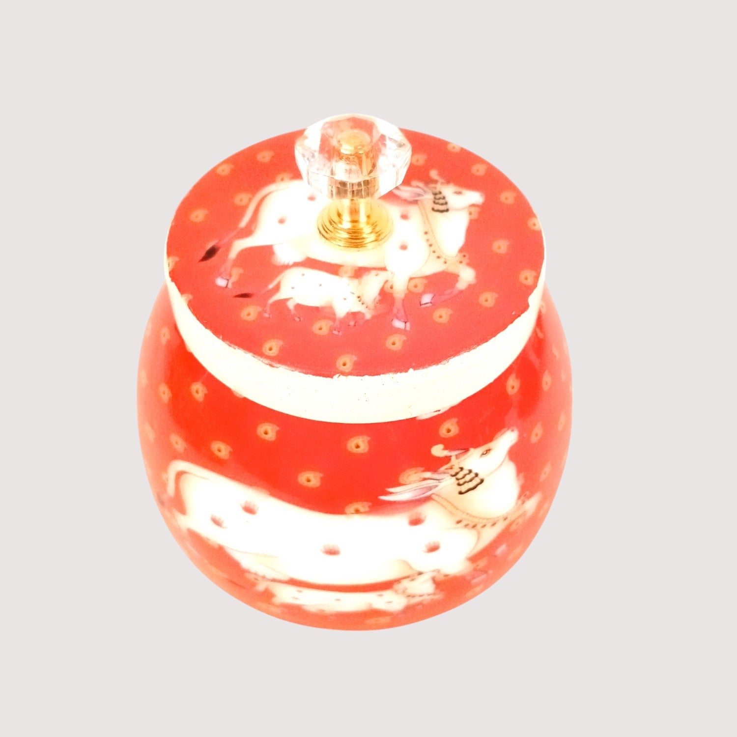 Serving Bowl with Tray | Elephant Handicraft Container | Decorative Showpiece Bowl for Home & Kitchen | Premium Diwali Gift | Traditional Indian Decor - 10 Inch - Apkamart