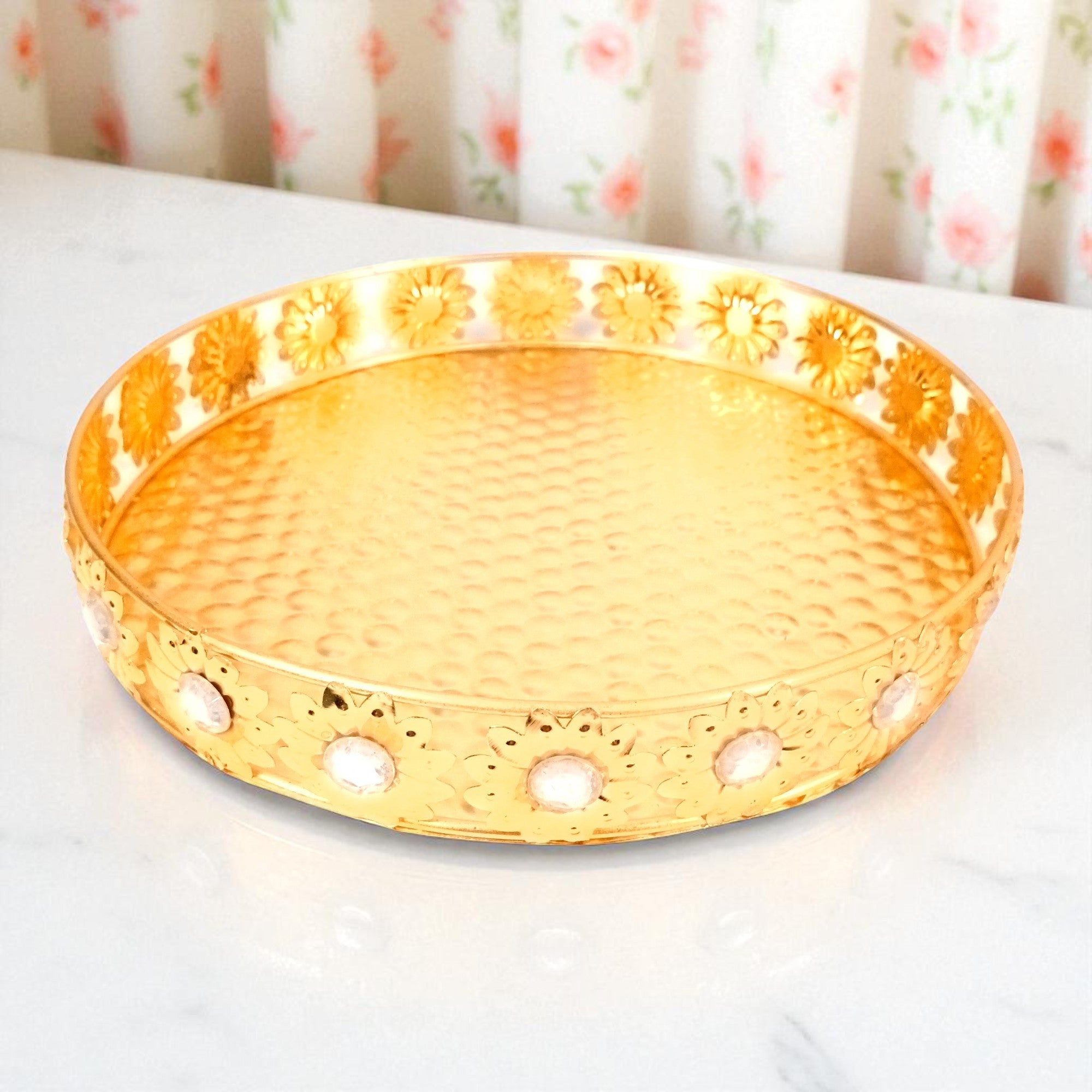 Serving Bowl with Tray | Elephant Handicraft Container | Decorative Showpiece Bowl for Home & Kitchen | Premium Diwali Gift | Traditional Indian Decor - 10 Inch - Apkamart