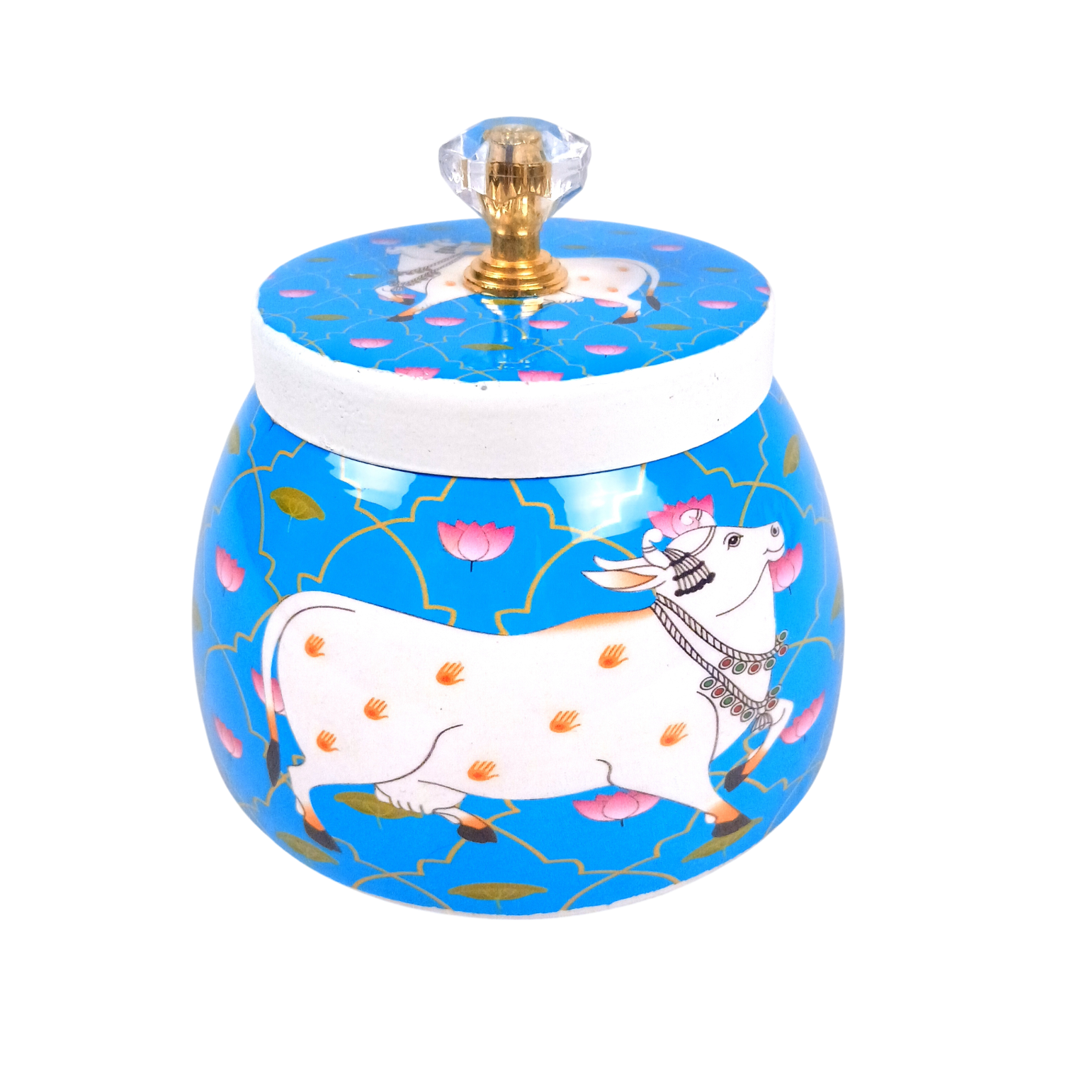 Serving Bowl | Decorative Container for Kitchen, Dining & Home Decor | Multipurpose Storage & Serving Dish for Snacks, Fruits & Festive Use - 4 Inch - Apkamart