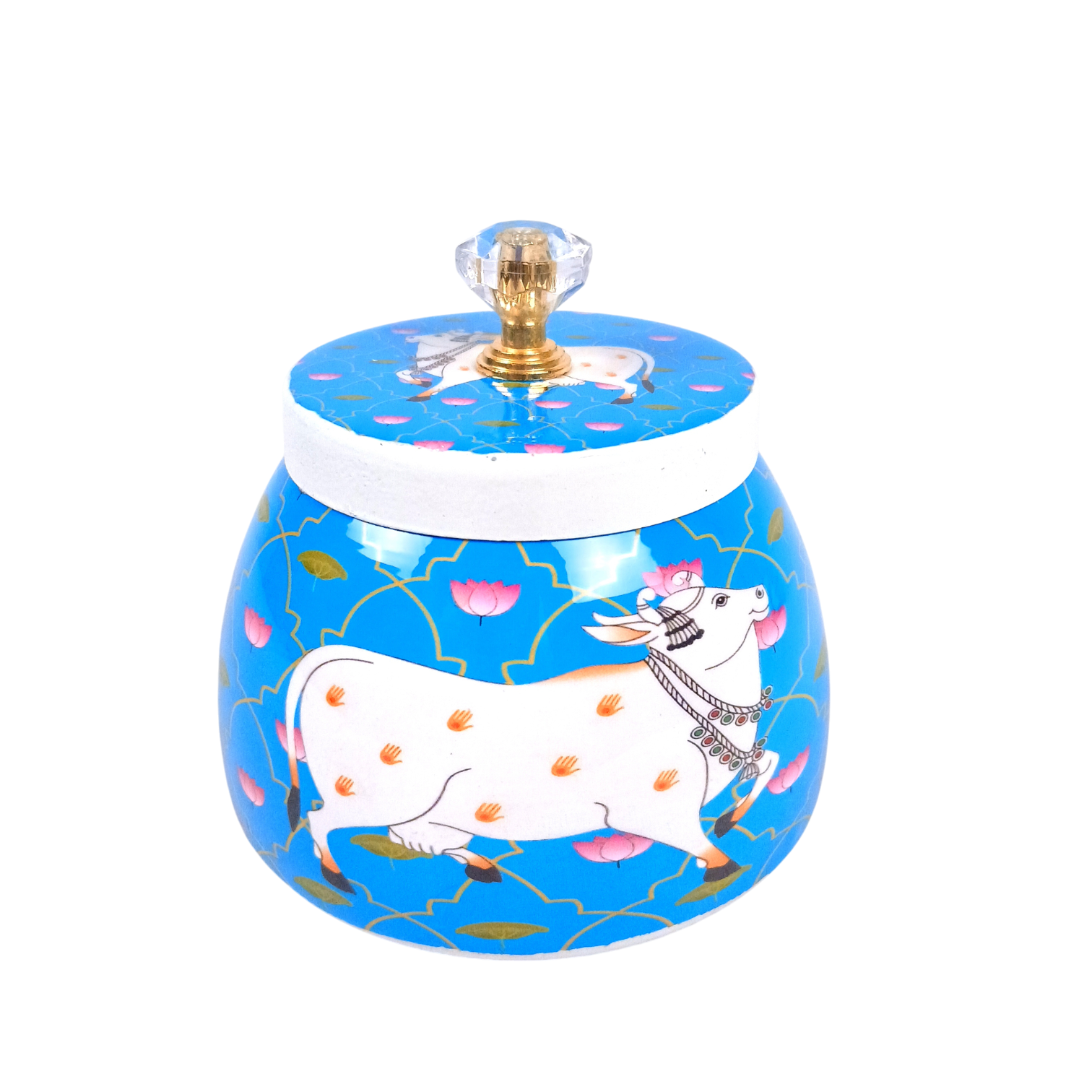 Serving Bowl | Decorative Container for Kitchen, Dining & Home Decor | Multipurpose Storage & Serving Dish for Snacks, Fruits & Festive Use - 4 Inch - Apkamart