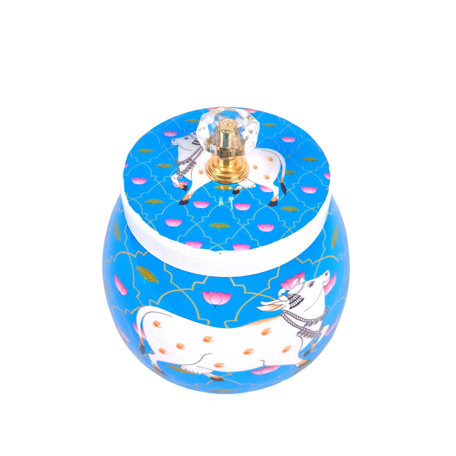 Serving Bowl | Decorative Container for Kitchen, Dining & Home Decor | Multipurpose Storage & Serving Dish for Snacks, Fruits & Festive Use - 4 Inch - Apkamart