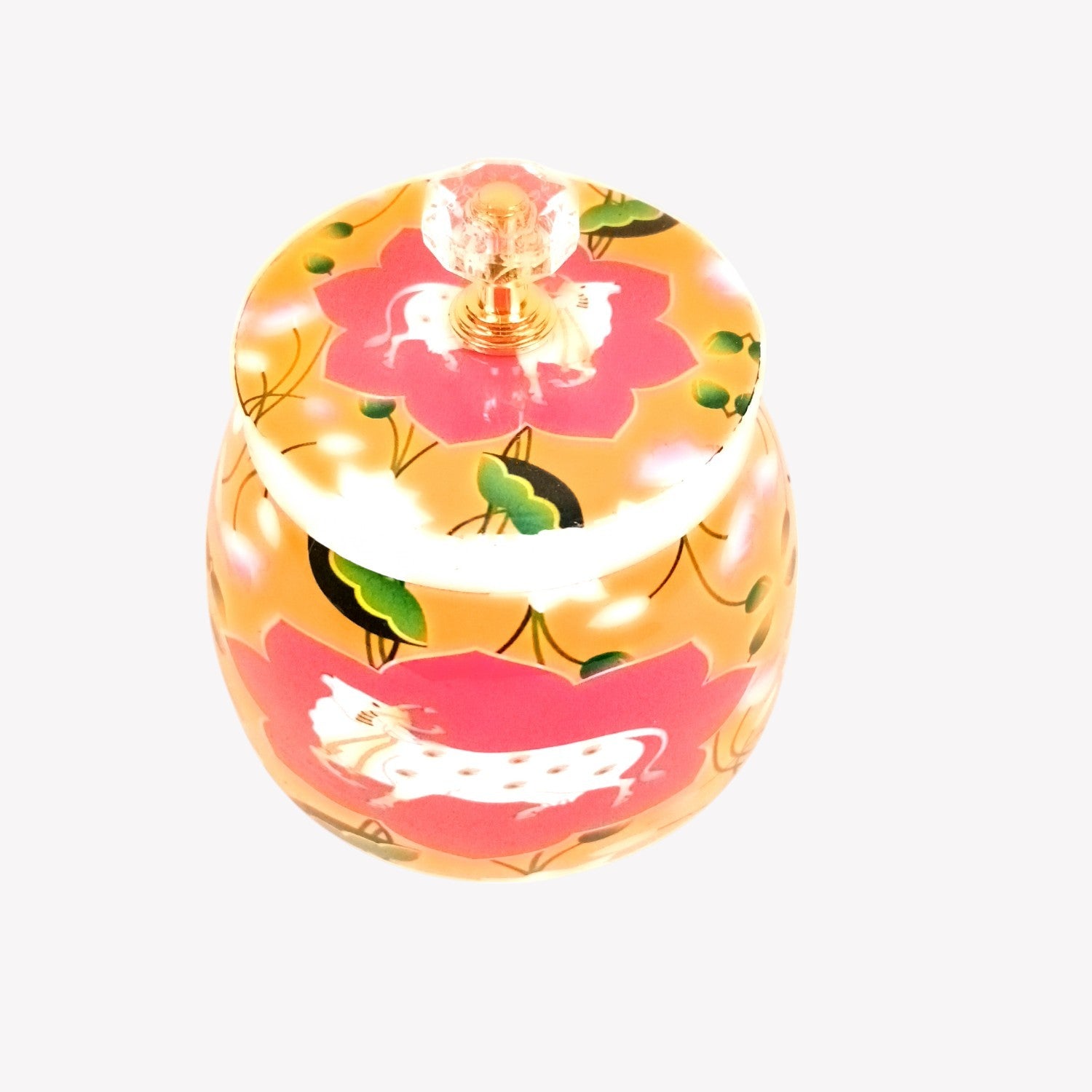 Pichvai Art Serving Bowl | Handicraft Multiuse Container | Decorative Kitchen & Home Showpiece | Diwali Gift | Premium Handcrafted Bowl for Gifting & Serving - 4 Inch - Apkamart