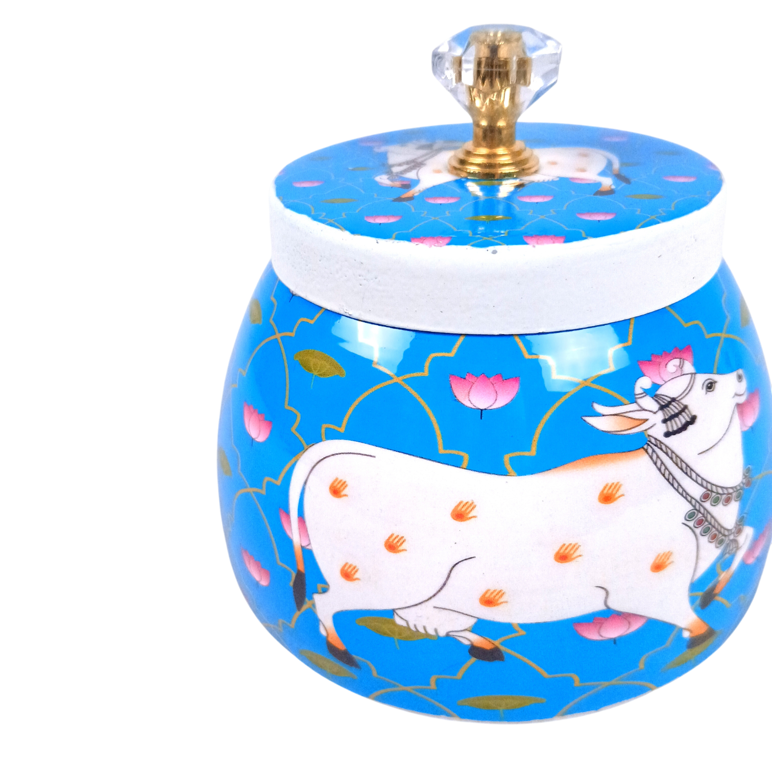 Serving Bowl | Decorative Container for Kitchen, Dining & Home Decor | Multipurpose Storage & Serving Dish for Snacks, Fruits & Festive Use - 4 Inch - Apkamart