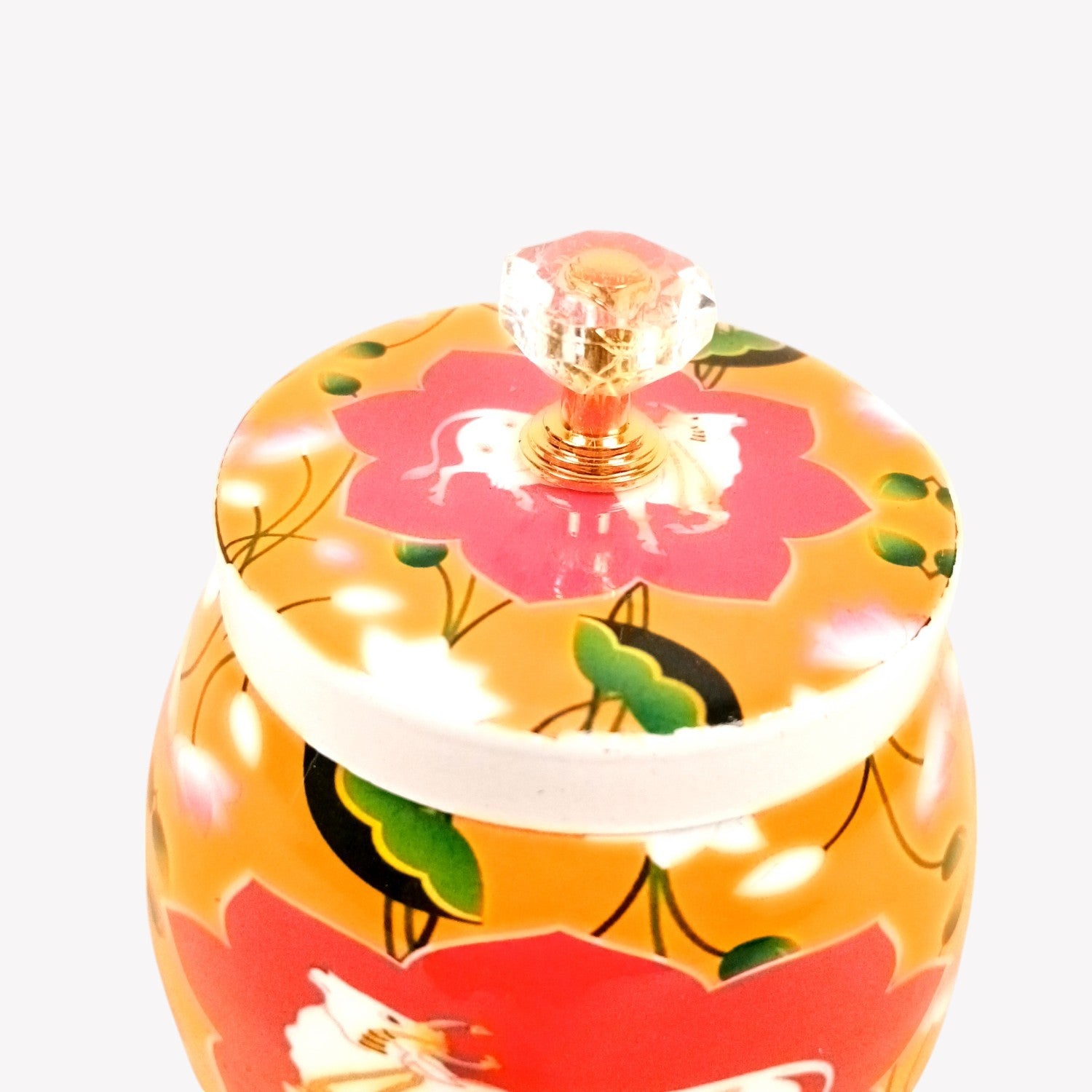 Pichvai Art Serving Bowl | Handicraft Multiuse Container | Decorative Kitchen & Home Showpiece | Diwali Gift | Premium Handcrafted Bowl for Gifting & Serving - 4 Inch - Apkamart