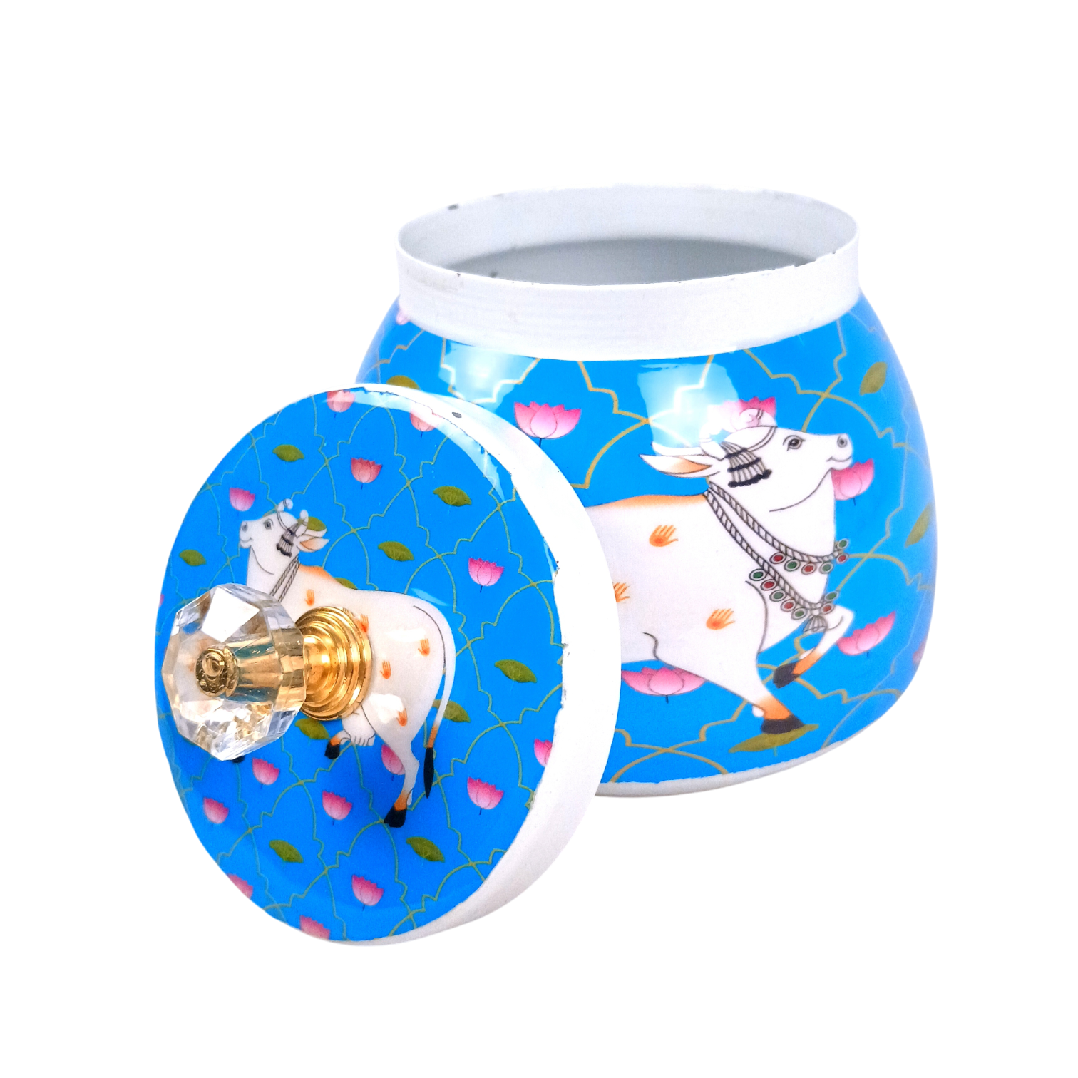 Serving Bowl | Decorative Container for Kitchen, Dining & Home Decor | Multipurpose Storage & Serving Dish for Snacks, Fruits & Festive Use - 4 Inch - Apkamart