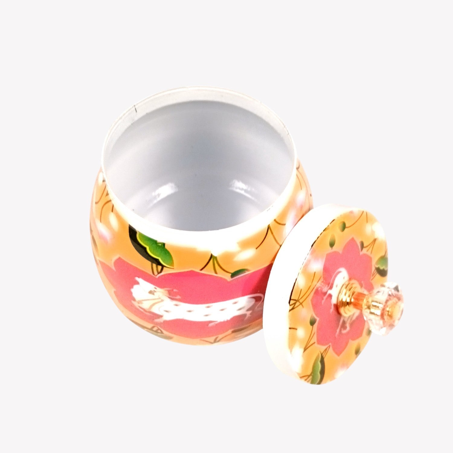 Pichvai Art Serving Bowl | Handicraft Multiuse Container | Decorative Kitchen & Home Showpiece | Diwali Gift | Premium Handcrafted Bowl for Gifting & Serving - 4 Inch - Apkamart