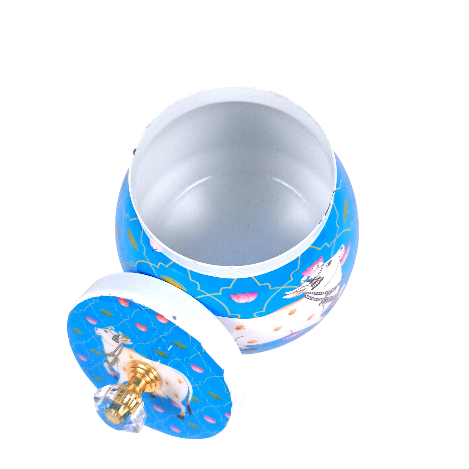 Serving Bowl | Decorative Container for Kitchen, Dining & Home Decor | Multipurpose Storage & Serving Dish for Snacks, Fruits & Festive Use - 4 Inch - Apkamart