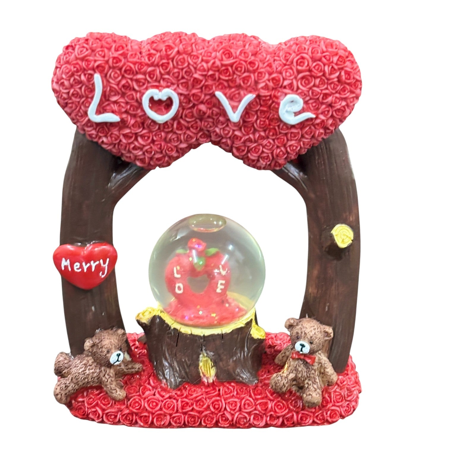 Couple Showpiece | Romantic Statue | Perfect Valentine Gift for Her | Home, Bedroom & Table Decoration - 8 Inch - Apkamart