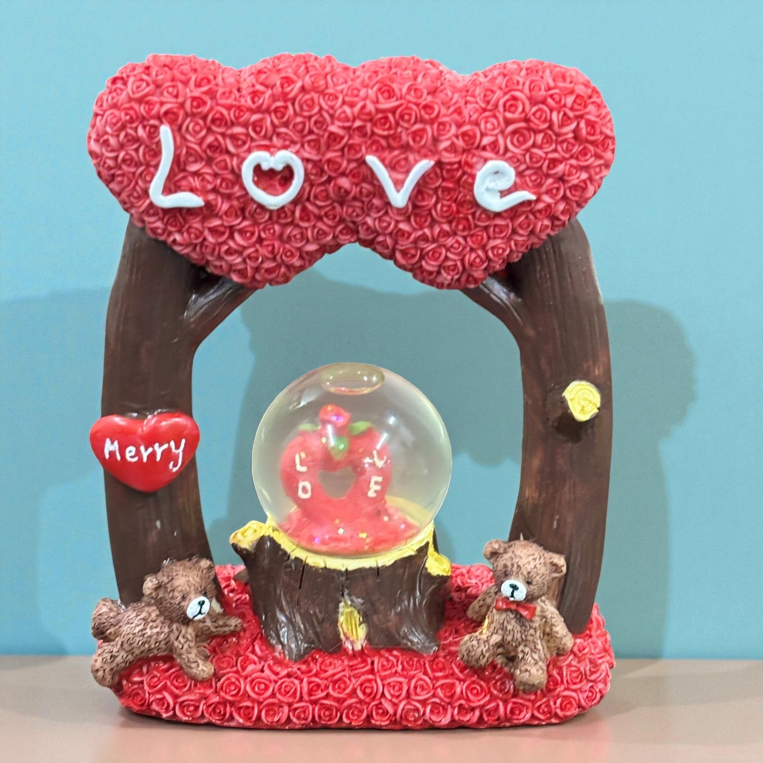 Couple Showpiece | Romantic Statue | Perfect Valentine Gift for Her | Home, Bedroom & Table Decoration - 8 Inch - Apkamart