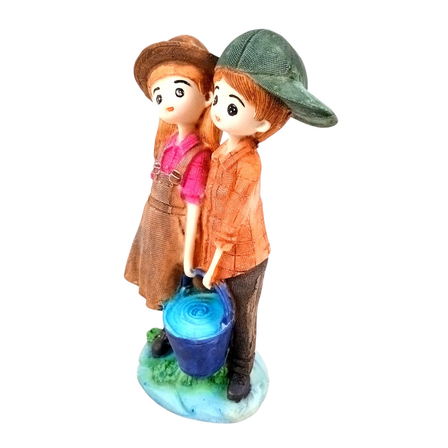 Romantic Couple Showpiece | Romantic Figurine for Living Room, Bedroom & Gifting | Valentine, Anniversary & Wedding Gift for Her & Him - 7 Inch - Apkamart