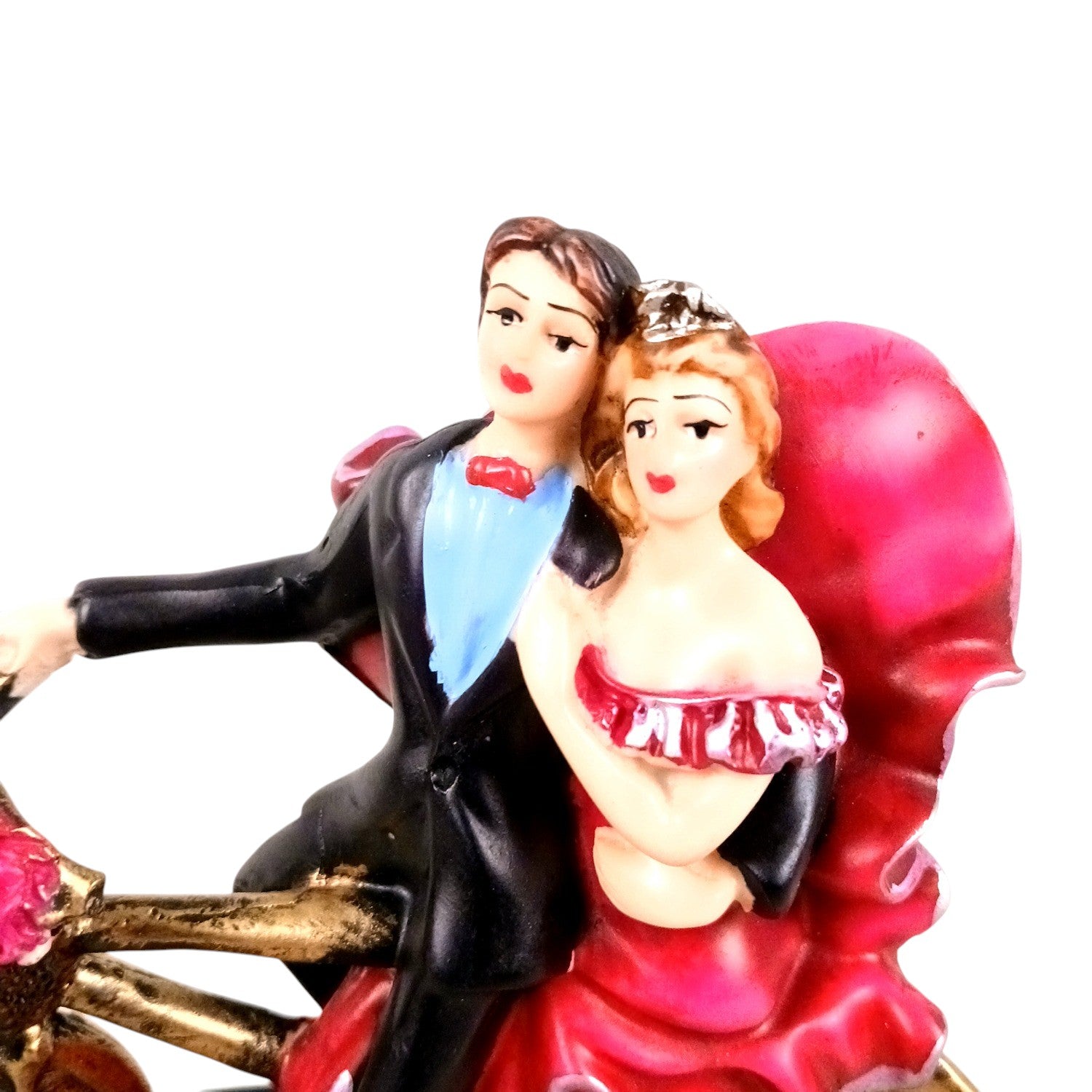Romantic Couple Showpiece | Love Figurine Decorative Sculpture for Home Décor & Living Room | Valentine, Anniversary & Wedding Gift for Her & Him - 6 Inch - Apkamart