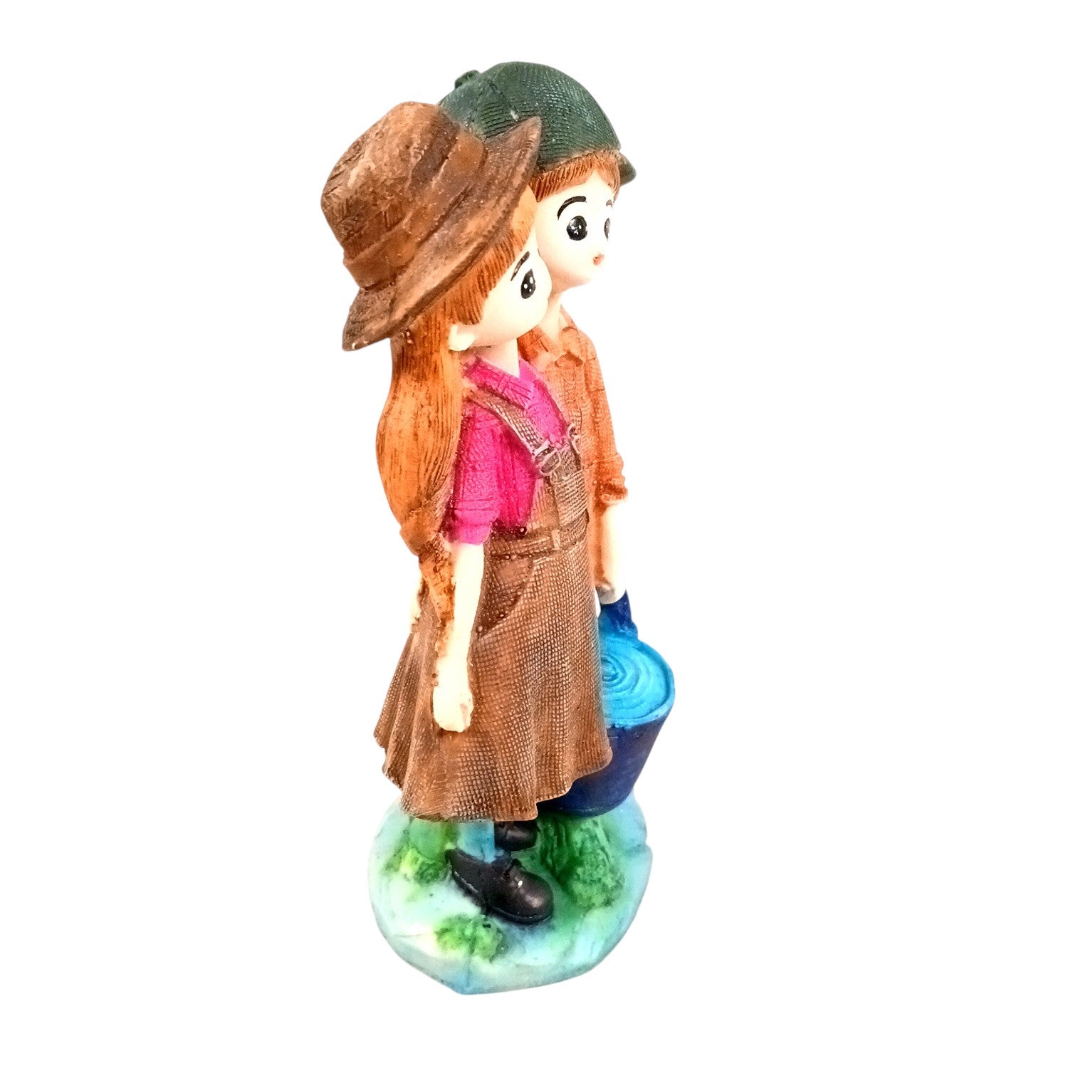 Romantic Couple Showpiece | Romantic Figurine for Living Room, Bedroom & Gifting | Valentine, Anniversary & Wedding Gift for Her & Him - 7 Inch - Apkamart