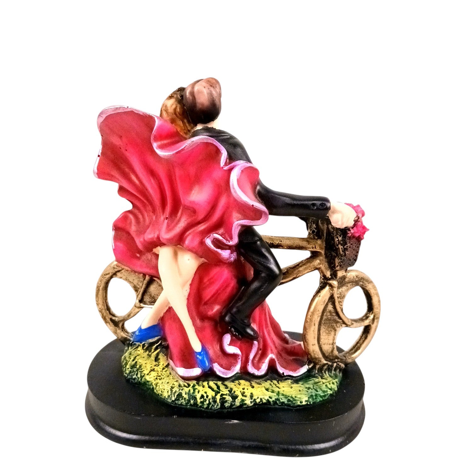 Romantic Couple Showpiece | Love Figurine Decorative Sculpture for Home Décor & Living Room | Valentine, Anniversary & Wedding Gift for Her & Him - 6 Inch - Apkamart
