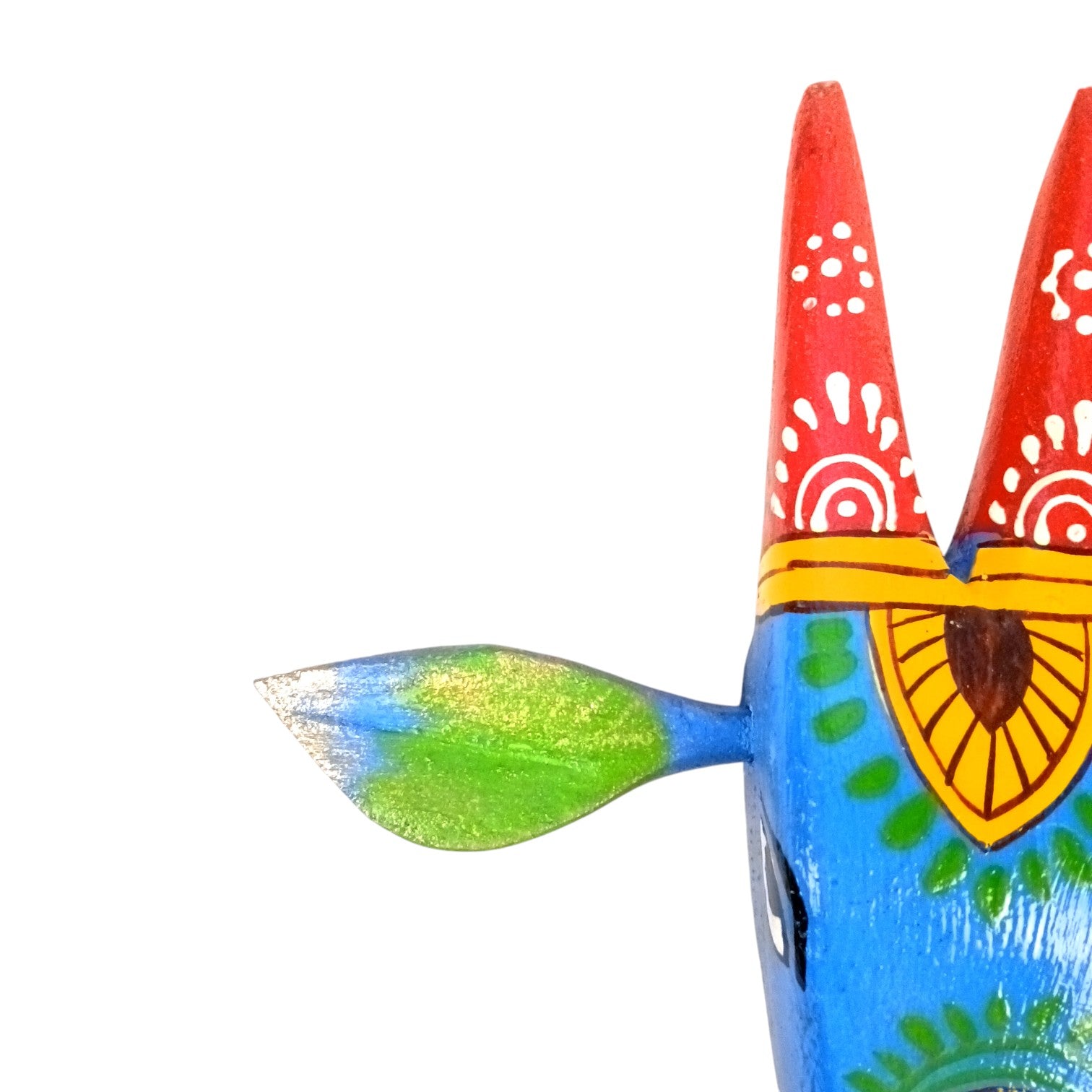 Cow Head Wall Hanging | Decorative Home Decor Showpiece for Living Room, Bedroom & Entrance | Traditional Shubh Wall Art for Positive Vibes - 6 Inch - Apkamart