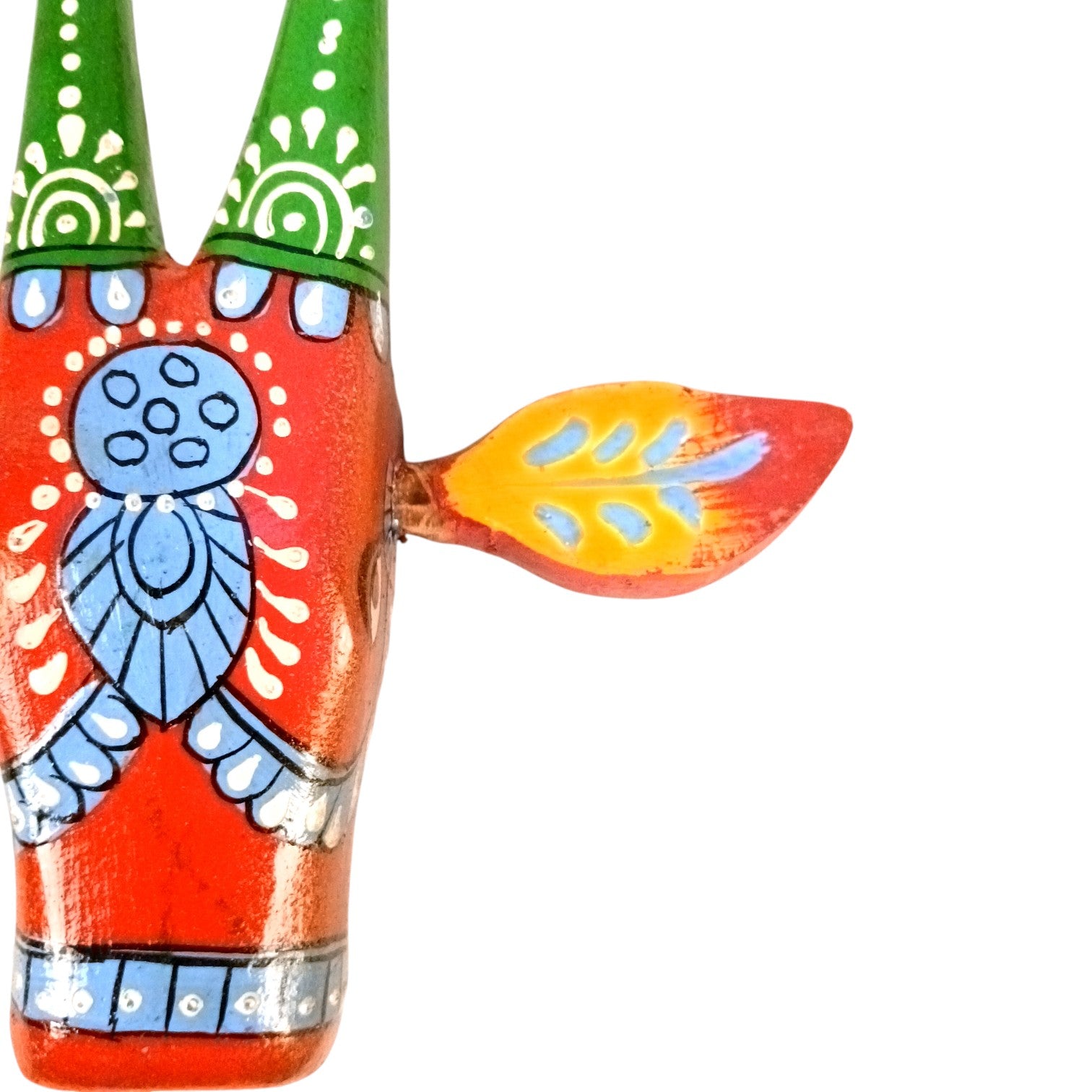 Cow Head Wall Hanging | Decorative Home Decor Showpiece for Living Room, Bedroom & Entrance | Traditional Shubh Wall Art for Positive Vibes - 6 Inch - Apkamart