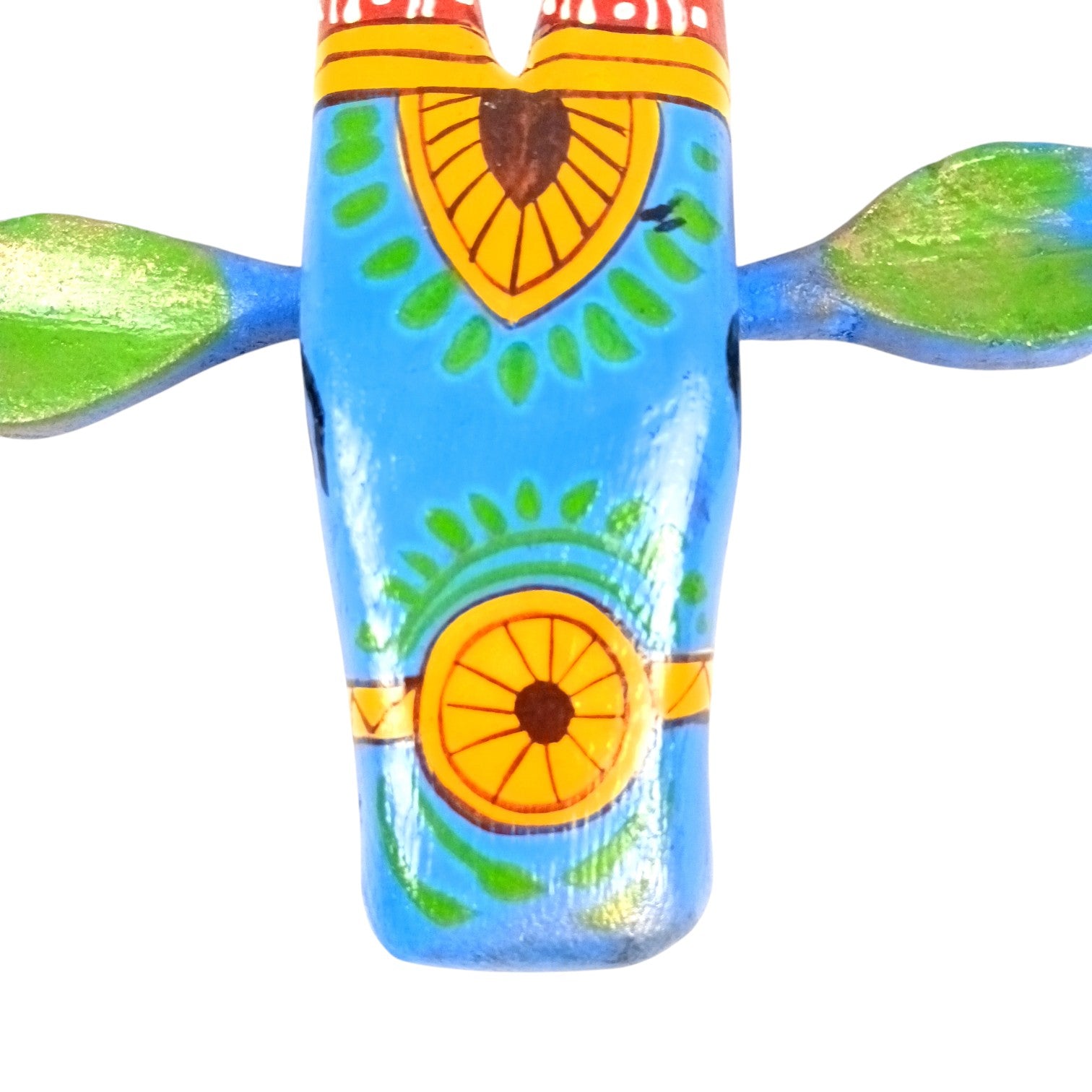 Cow Head Wall Hanging | Decorative Home Decor Showpiece for Living Room, Bedroom & Entrance | Traditional Shubh Wall Art for Positive Vibes - 6 Inch - Apkamart