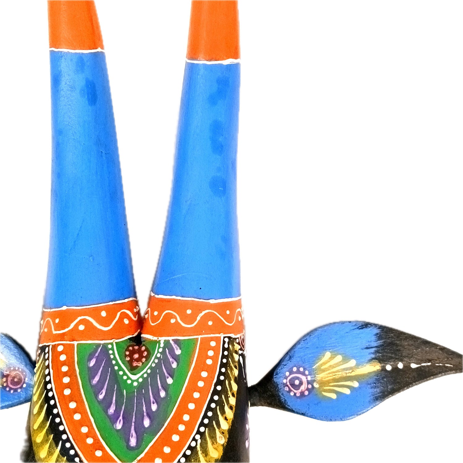 Wooden Cow Head Wall Hanging | Nandi Bull face Wall Decor - For Home, Living Room, Entrance, Puja Room & Gifts - 16 Inch - Apkamart