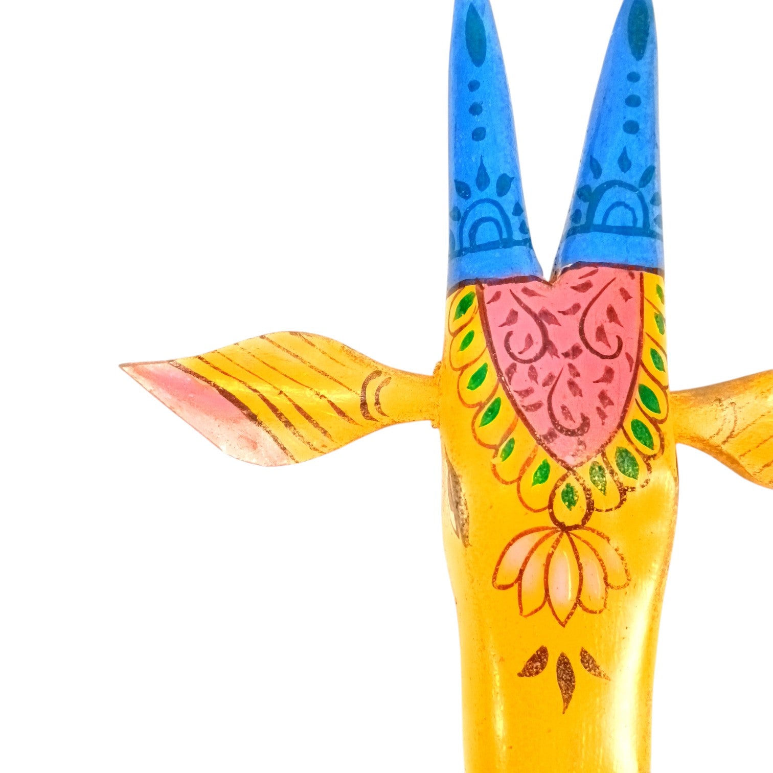 Cow Head Wall Hanging | Decorative Home Decor Showpiece for Living Room, Bedroom & Entrance | Traditional Shubh Wall Art for Positive Vibes - 6 Inch - Apkamart