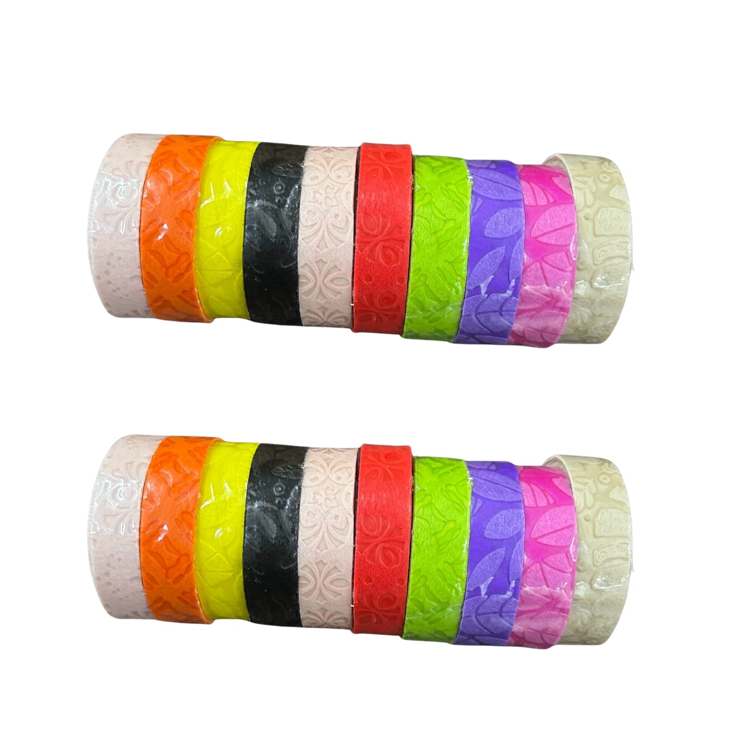 Craft Tape for Kids Art & DIY Activities | Designer Tape for School Projects Scrapbooking & Creative Decoration | Ideal Tape for Art Sets & Return Gifts - Apkamart #Style_Pack Of 2