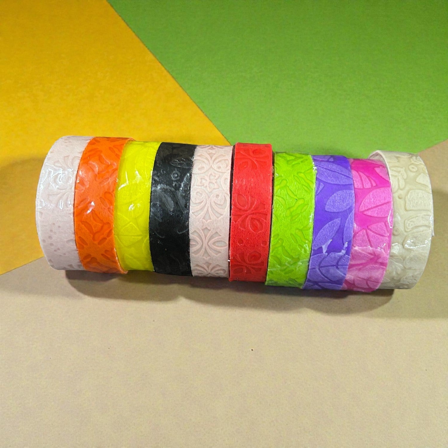 Craft Tape for Kids Art & DIY Activities | Designer Tape for School Projects Scrapbooking & Creative Decoration | Ideal Tape for Art Sets & Return Gifts - Apkamart #Style_Pack Of 1