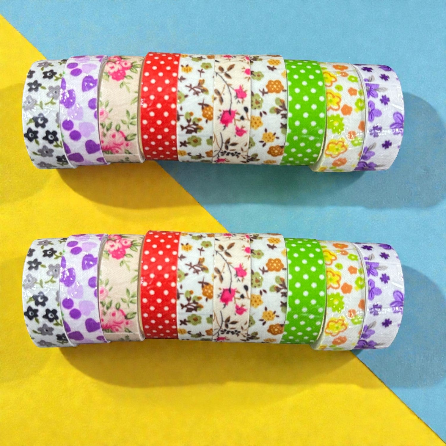 Craft Tape Set for Kids Creative Activities | Designer Tape for DIY Projects Journaling Scrapbooking & Classroom Art | Fun Crafting Tape for Return Gifts - Apkamart #Style_Pack Of 2