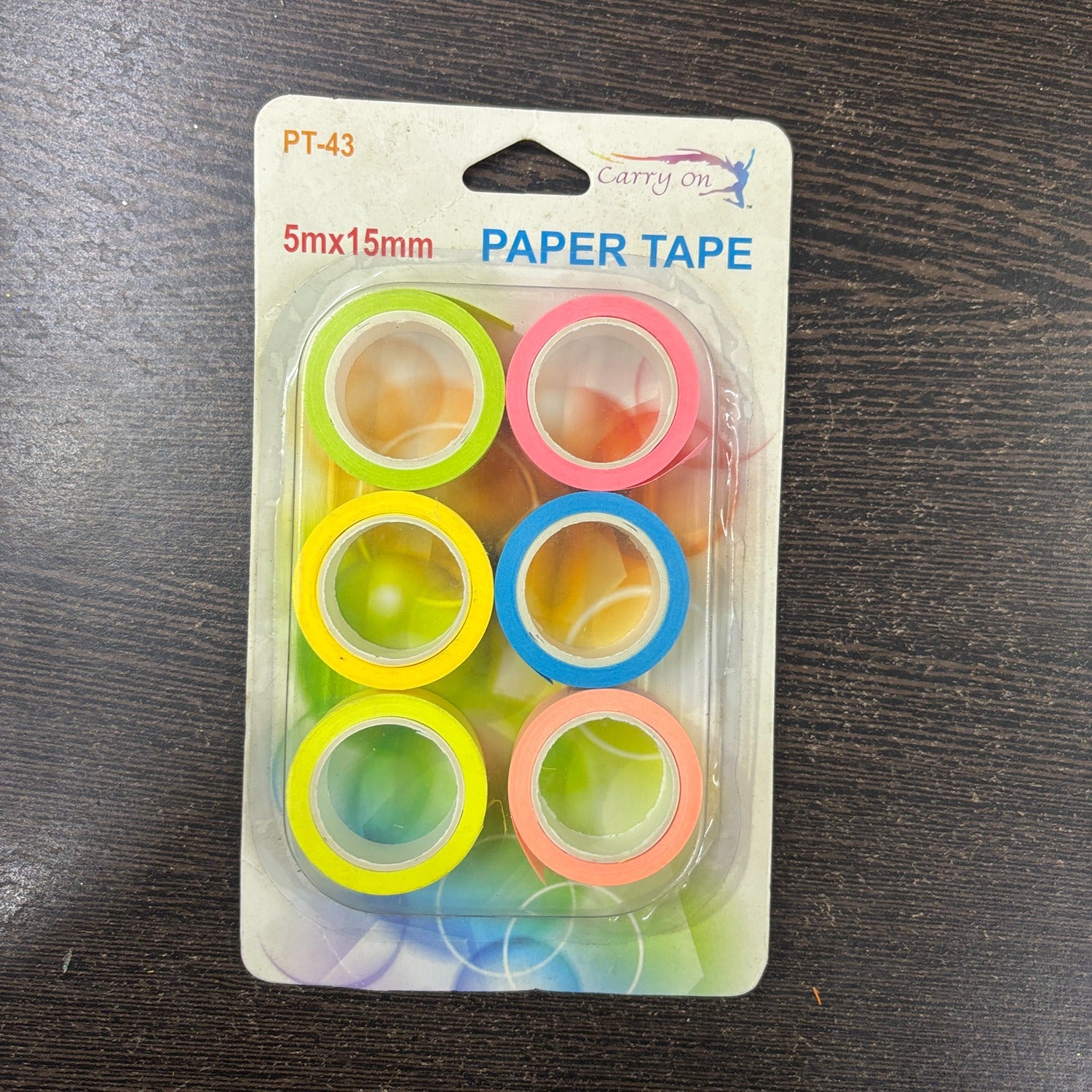 Colorful Craft Tape for Kids DIY Artwork | Designer Decorative Tape for Scrapbooking Journaling School Creations | Creative Tape Rolls for Return Gift Kits