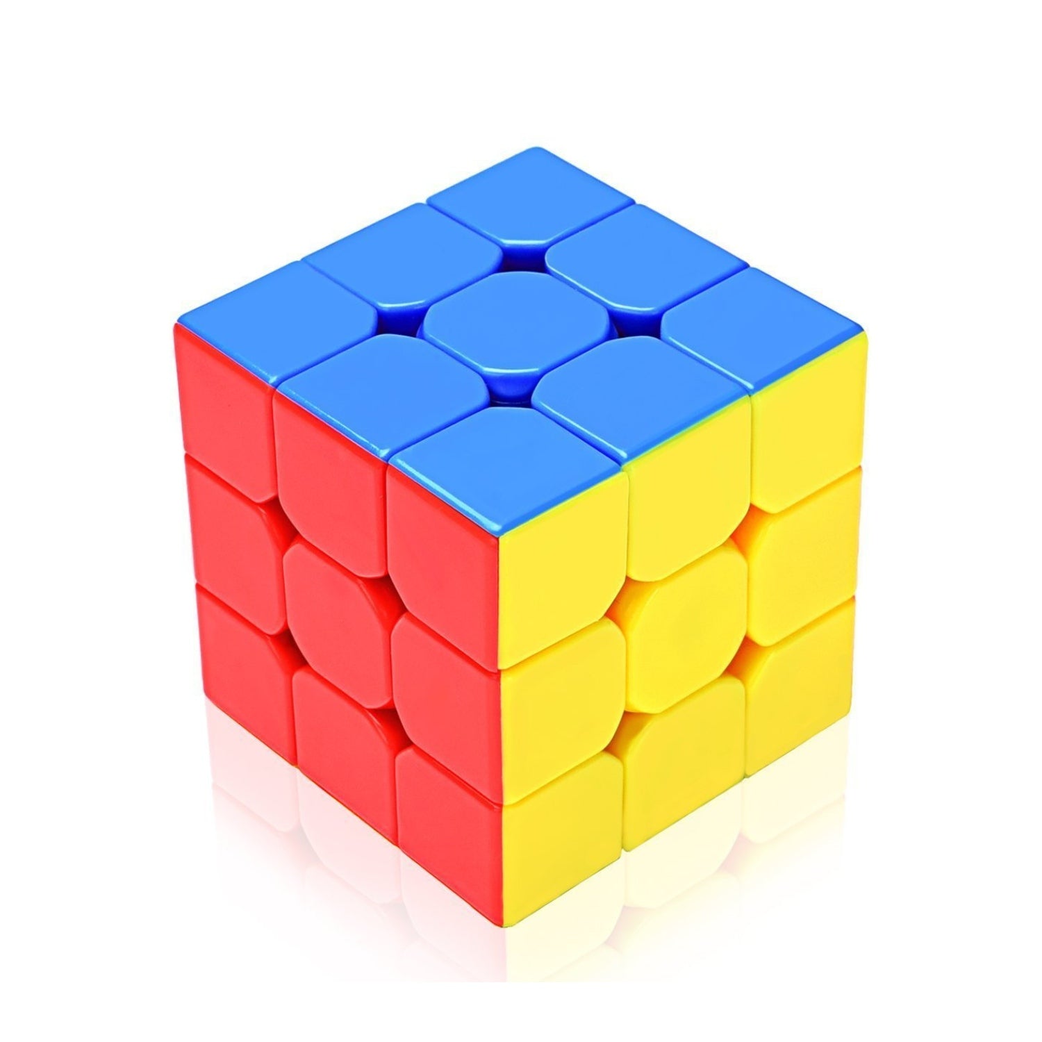 Rubik Cube for Kids | Magic Puzzle Cube Toy for Boys & Girls | Smooth Speed Rotation, Brain Booster, Educational Logic Game | Perfect for School, Travel & Return Gifts - Apkamart #Style_Pack Of 1