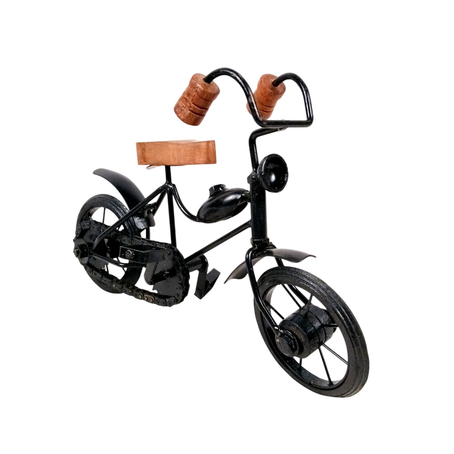 Cycle Showpiece | Antique Miniature Bike | Metal Bicycle Showpiece - for Home Décor, Table Top, Office Desk, Living Room, Shelf & Gifts - 11 Inch (Pack Of 2) - Apkamart