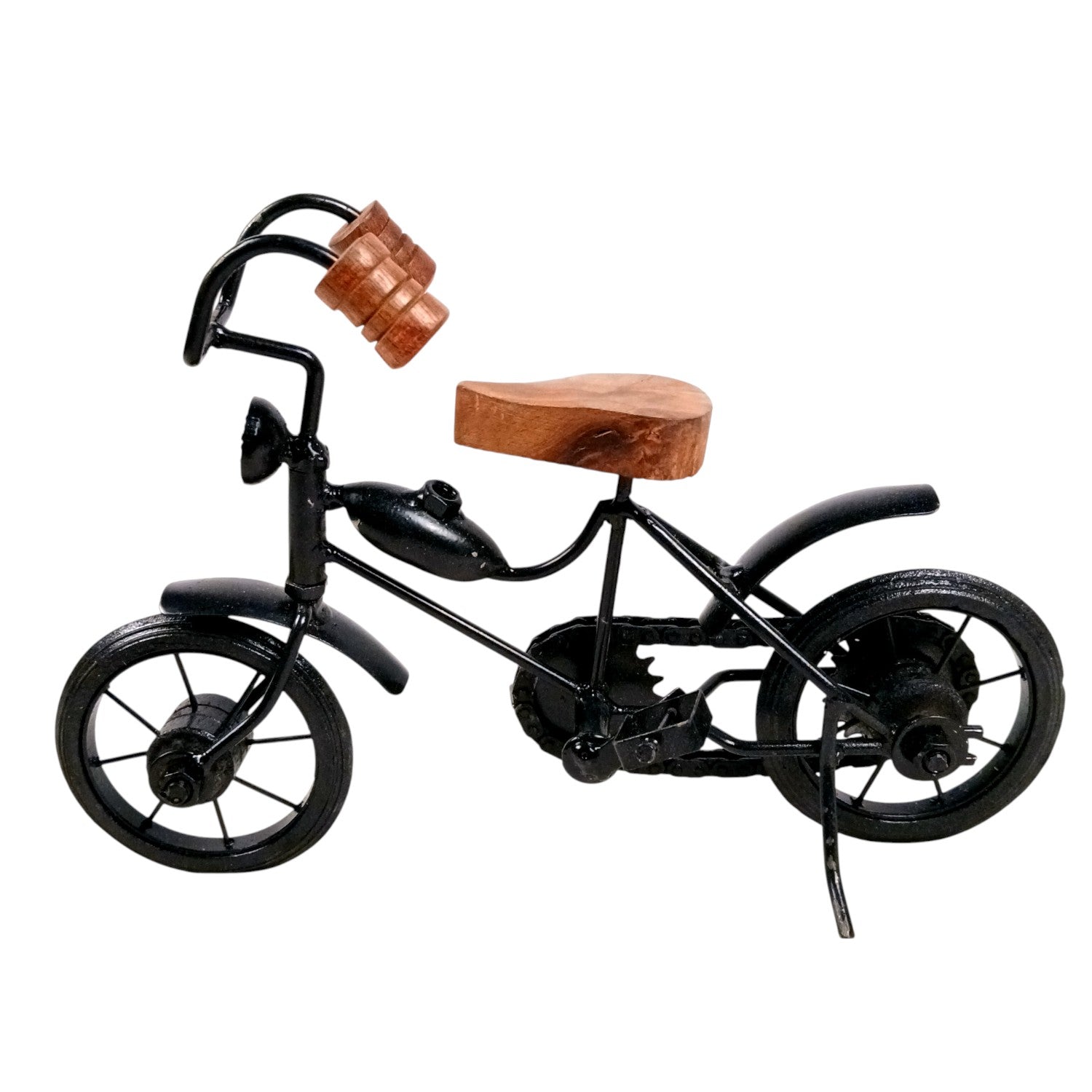 Cycle Showpiece | Antique Miniature Bike | Metal Bicycle Showpiece - for Home Décor, Table Top, Office Desk, Living Room, Shelf & Gifts - 11 Inch (Pack Of 2) - Apkamart