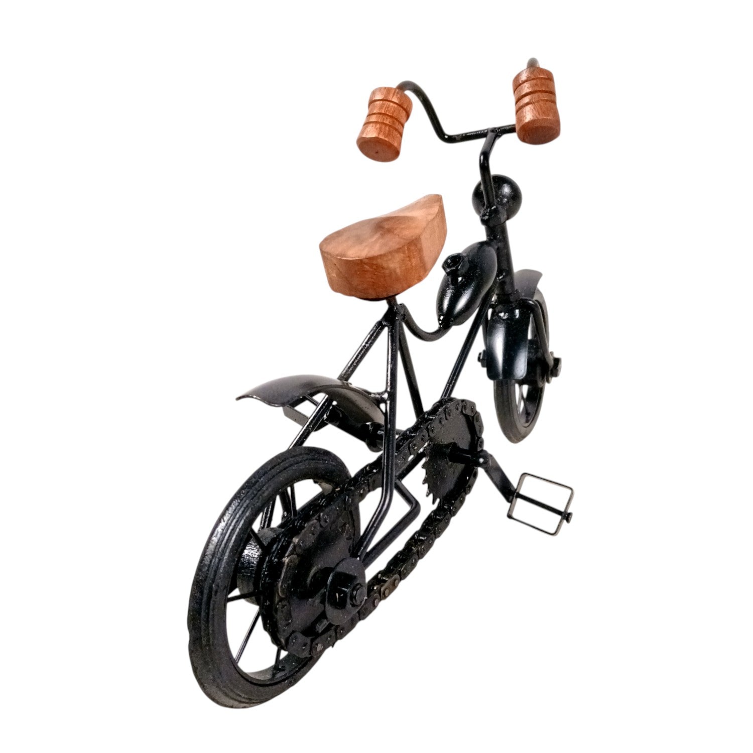 Cycle Showpiece | Antique Miniature Bike | Metal Bicycle Showpiece - for Home Décor, Table Top, Office Desk, Living Room, Shelf & Gifts - 11 Inch - Apkamart