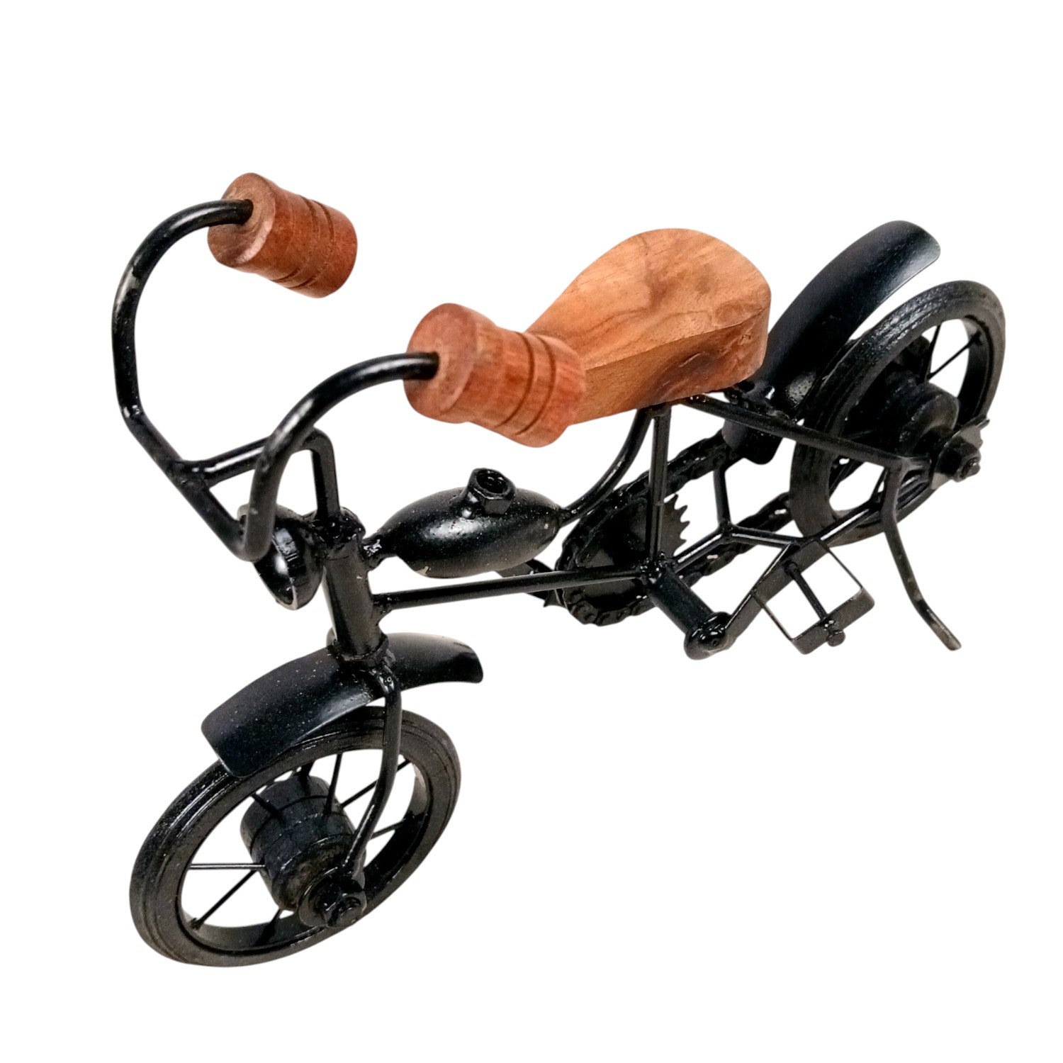 Cycle Showpiece | Antique Miniature Bike | Metal Bicycle Showpiece - for Home Décor, Table Top, Office Desk, Living Room, Shelf & Gifts - 11 Inch (Pack Of 2) - Apkamart