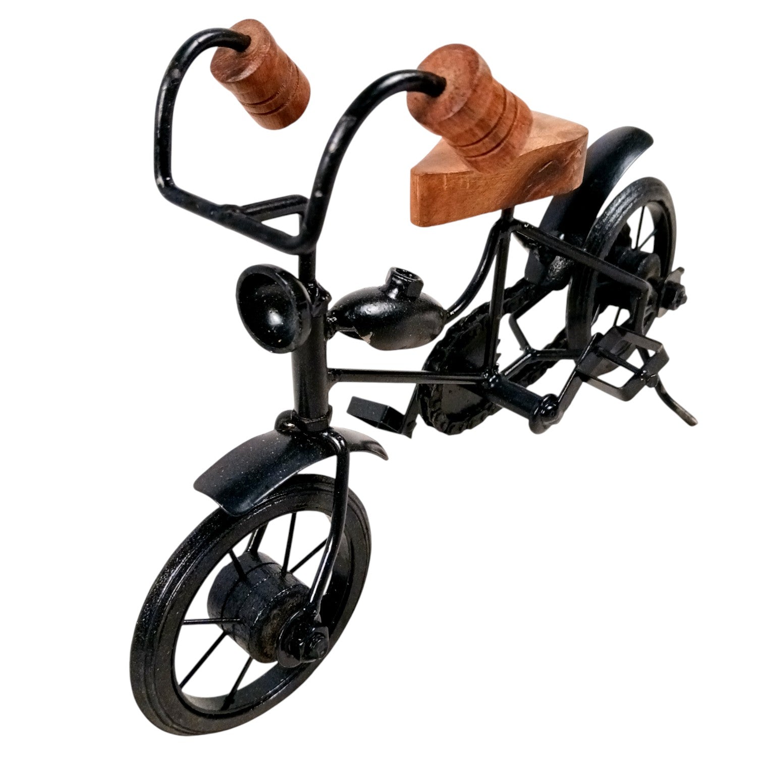 Cycle Showpiece | Antique Miniature Bike | Metal Bicycle Showpiece - for Home Décor, Table Top, Office Desk, Living Room, Shelf & Gifts - 11 Inch (Pack Of 2) - Apkamart