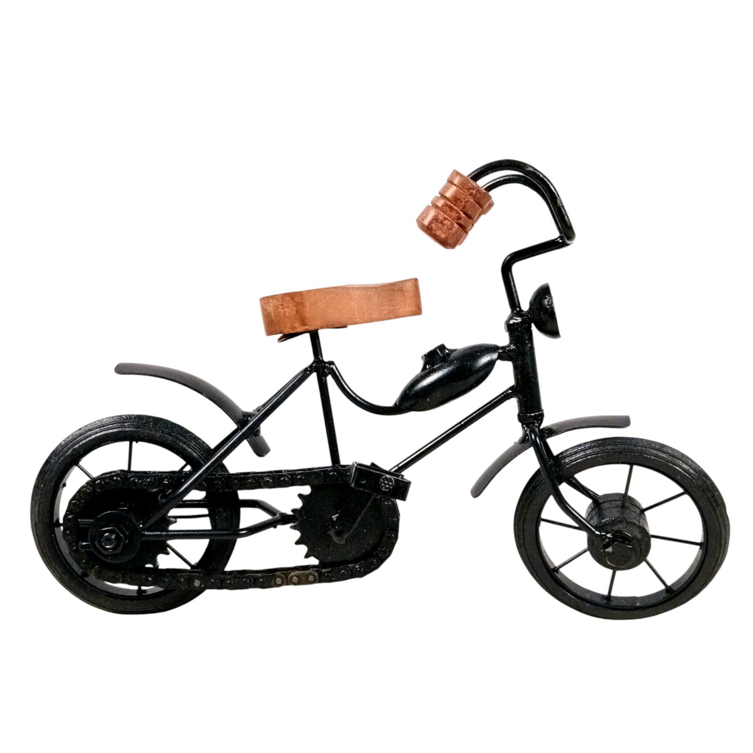 Cycle Showpiece | Antique Miniature Bike | Metal Bicycle Showpiece - for Home Décor, Table Top, Office Desk, Living Room, Shelf & Gifts - 11 Inch (Pack Of 2) - Apkamart