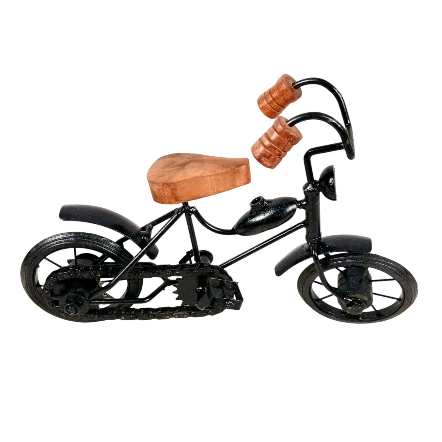 Cycle Showpiece | Antique Miniature Bike | Metal Bicycle Showpiece - for Home Décor, Table Top, Office Desk, Living Room, Shelf & Gifts - 11 Inch (Pack Of 2) - Apkamart
