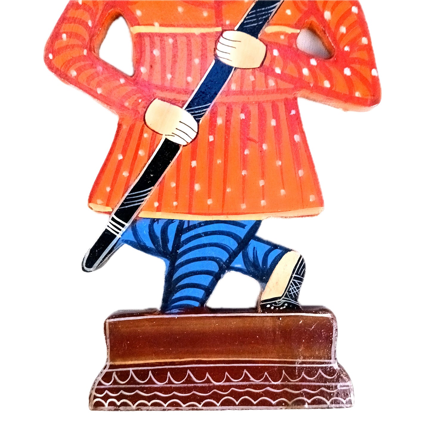 Wooden Darbaan Wall Hanging | Royal Guards Set | Rajasthani Wall Decor - for Home, Living room, Entrance Decor & Gifts - 8 Inch - Apkamart #Style_Pack Of 1