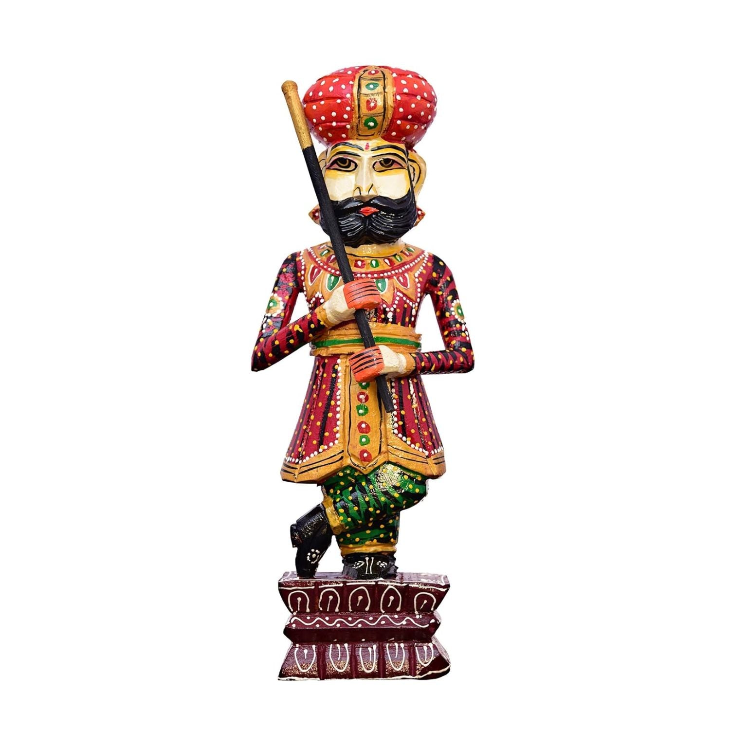 Darbaan Set - Human Figurine - Unique Showpiece for Living Room - 12 Inch - ApkaMart