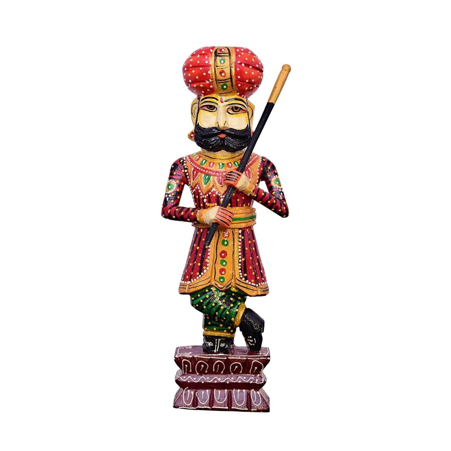 Darbaan Set - Human Figurine - Unique Showpiece for Living Room - 12 Inch - ApkaMart