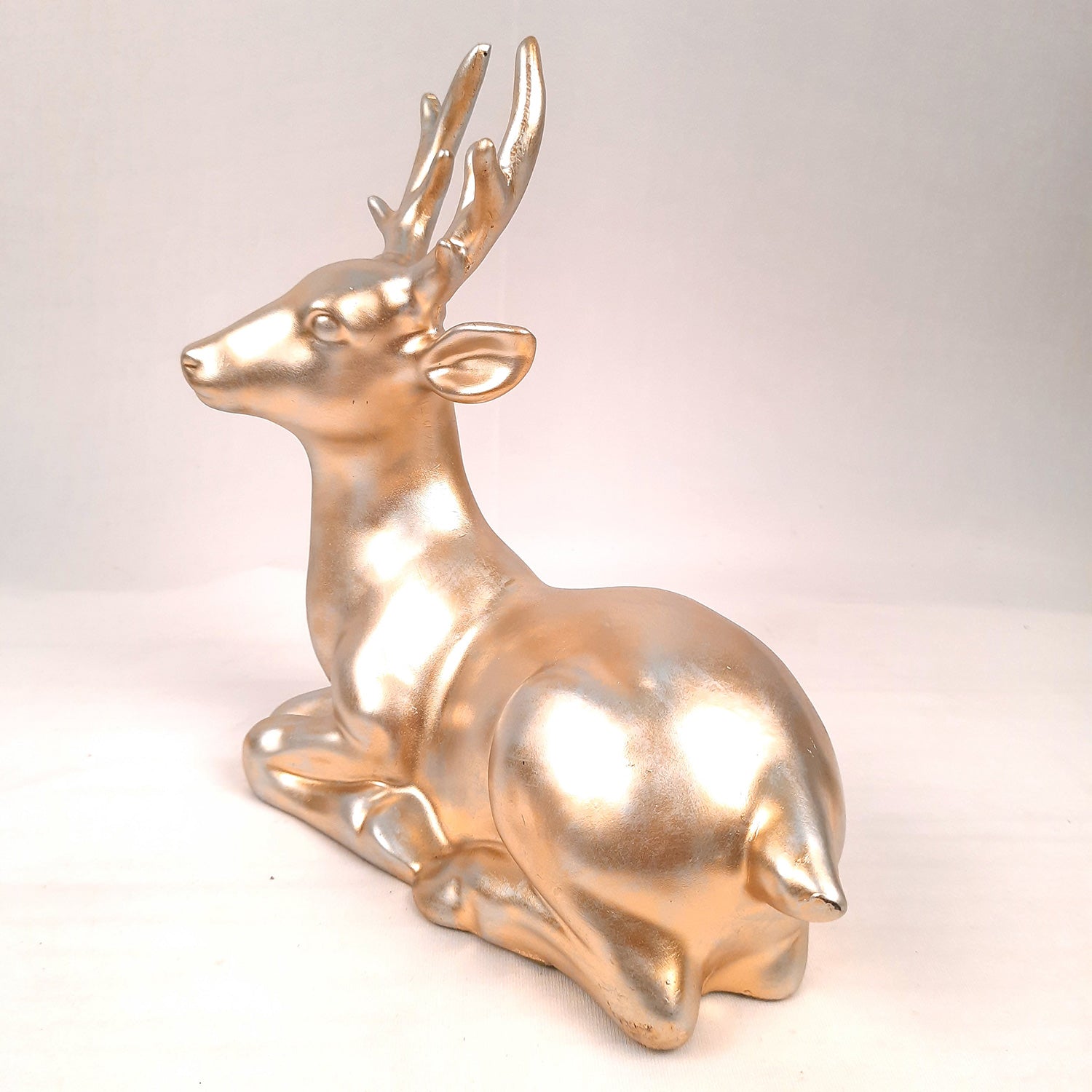 Deer Couple Showpiece | Reindeer Statue | Animal Figurines - for Home Decor, Garden, Balcony, Living Room & Gifts - Apkamart #Style_Style 1