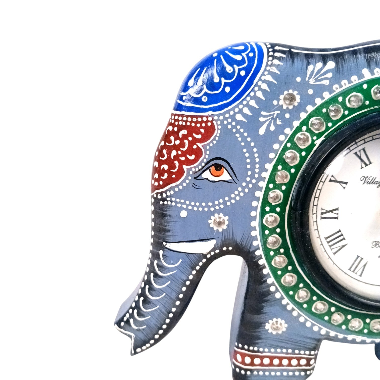 Desk Clock for Home & Office | Elephant Shape Modern Desk Timepiece for Living Room, Bedroom, Study & Gifting - 7 Inch - Apkamart