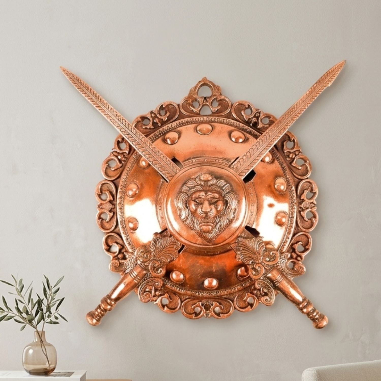 Lion Head Dhal Talwar Set 12 Inch - ApkaMart
