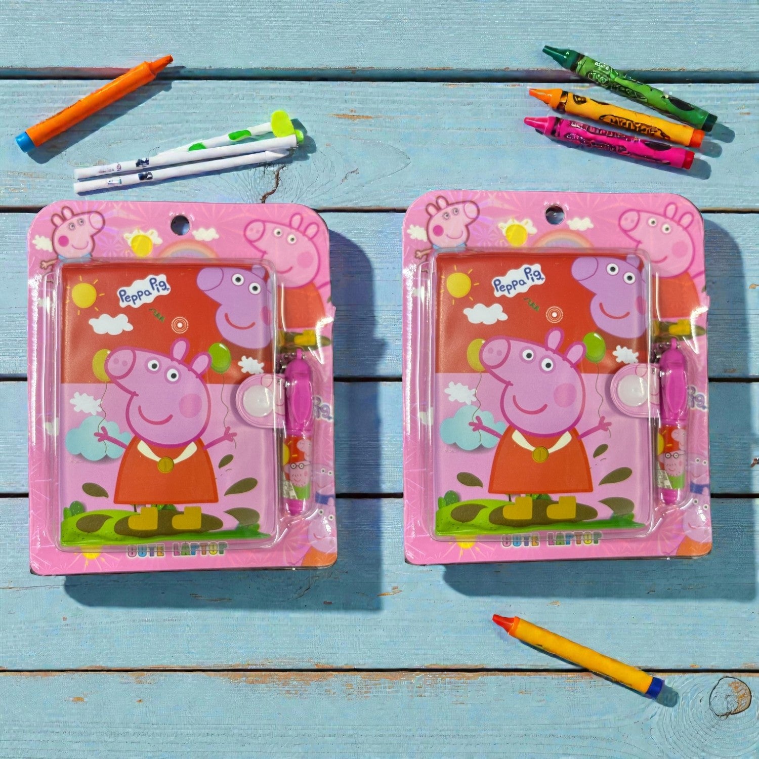 Pencil Diary Set for Kids | Cartoon Stationery Kit for School, Gift & Return Gift - Apkamart #Style_Pack Of 2