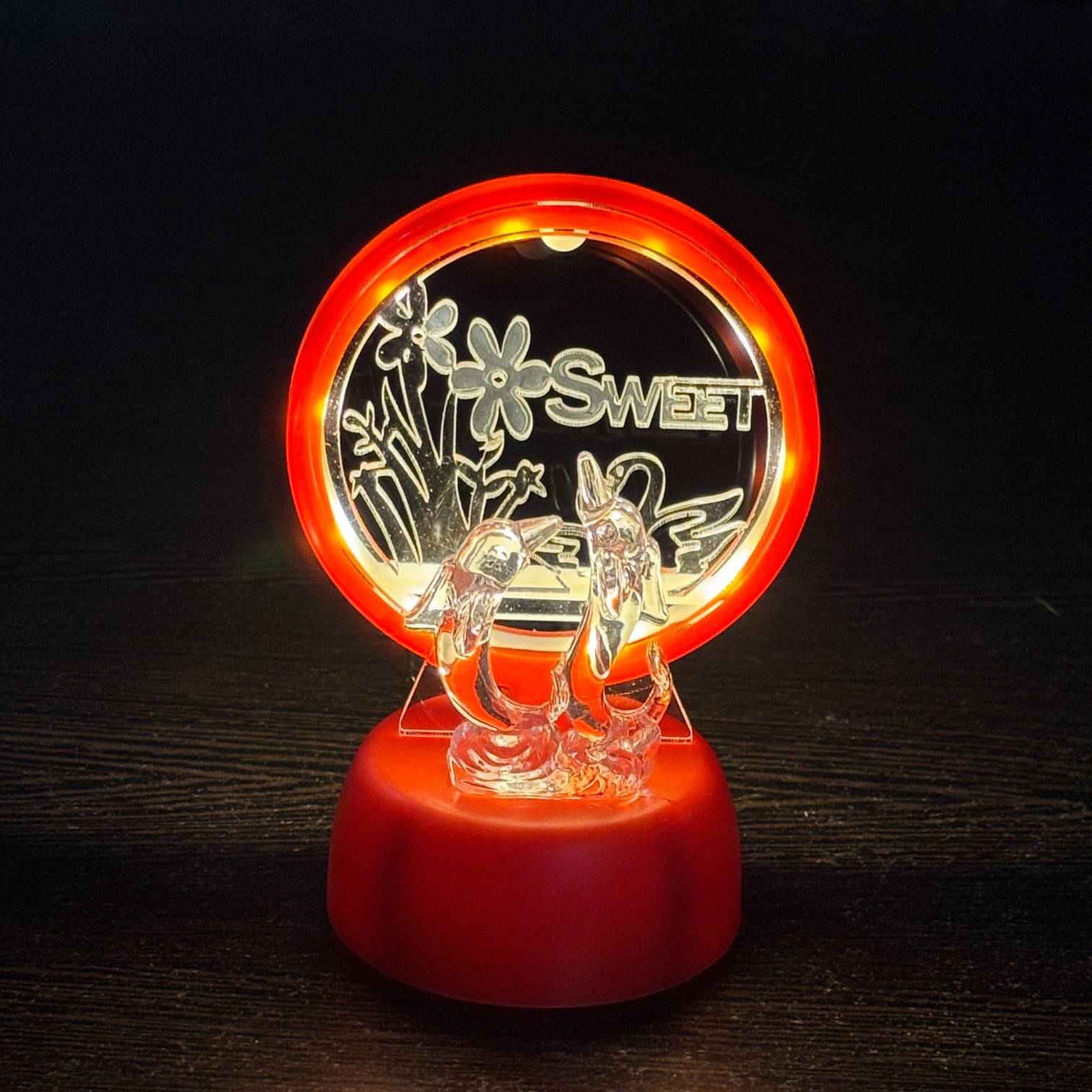 LED Couple Showpiece | Romantic Light Love Statue for Bedroom, Living Room & Table Décor | Gift for Valentine, Wedding & Anniversary - 6 Inch - Apkamart #Style_Design 2