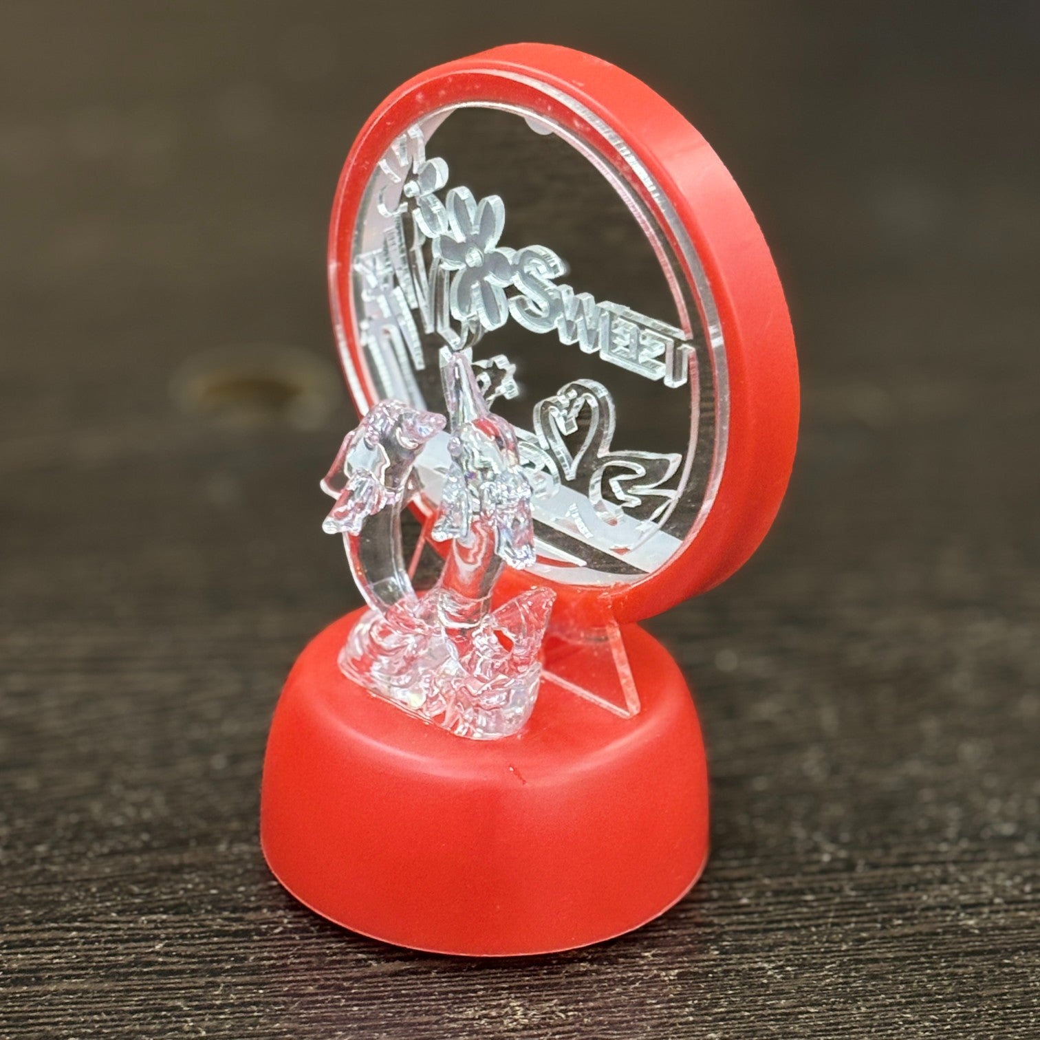 LED Couple Showpiece | Romantic Light Love Statue for Bedroom, Living Room & Table Décor | Gift for Valentine, Wedding & Anniversary - 6 Inch - Apkamart #Style_Design 2