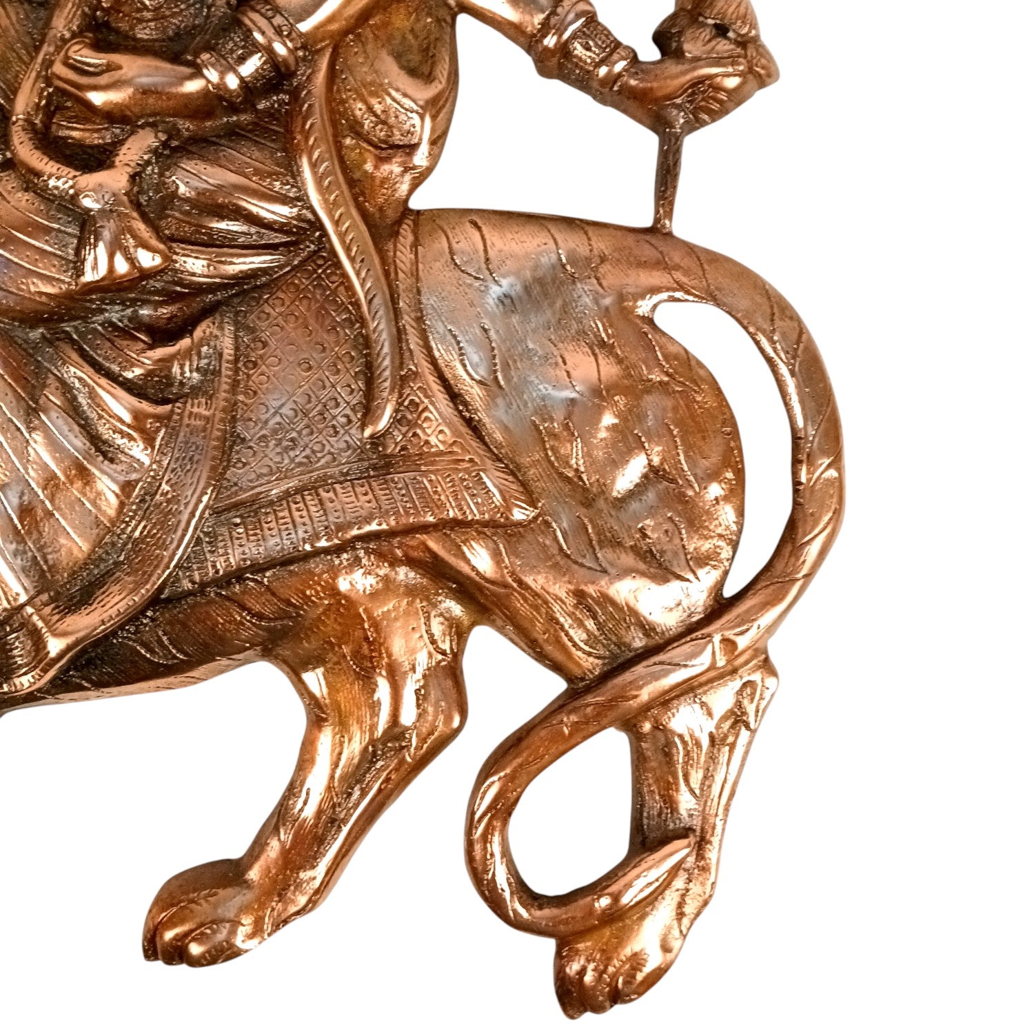 Durga Ji Wall Hanging Showpiece | Handicraft Spiritual Decor | Wall Art for Home | Gift for Festivals & Birthdays - 25 Inch - Apkamart